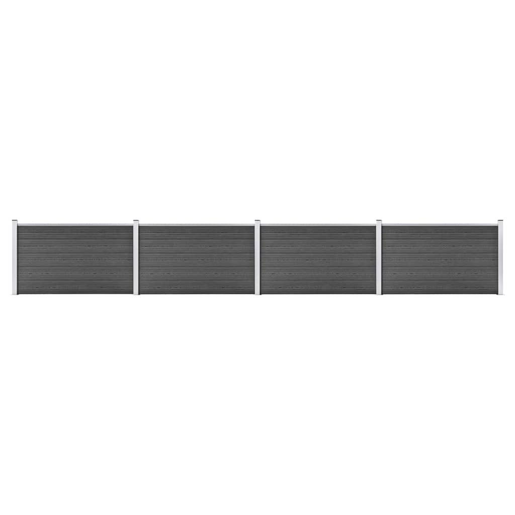 vidaXL Gartenzaun, Zaunelement Set WPC 699x105 günstig online kaufen