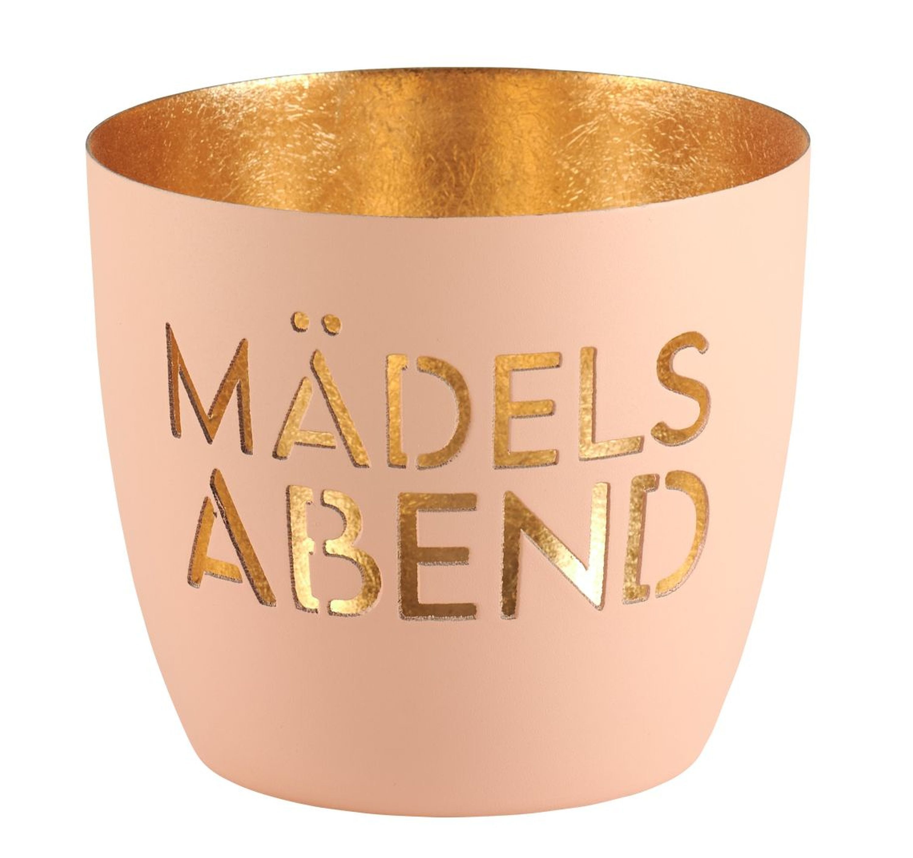 Giftcompany Windlicht Giftcompany - Windlicht Madras mit 10 Teelichter "Mädelsabend" Orange
