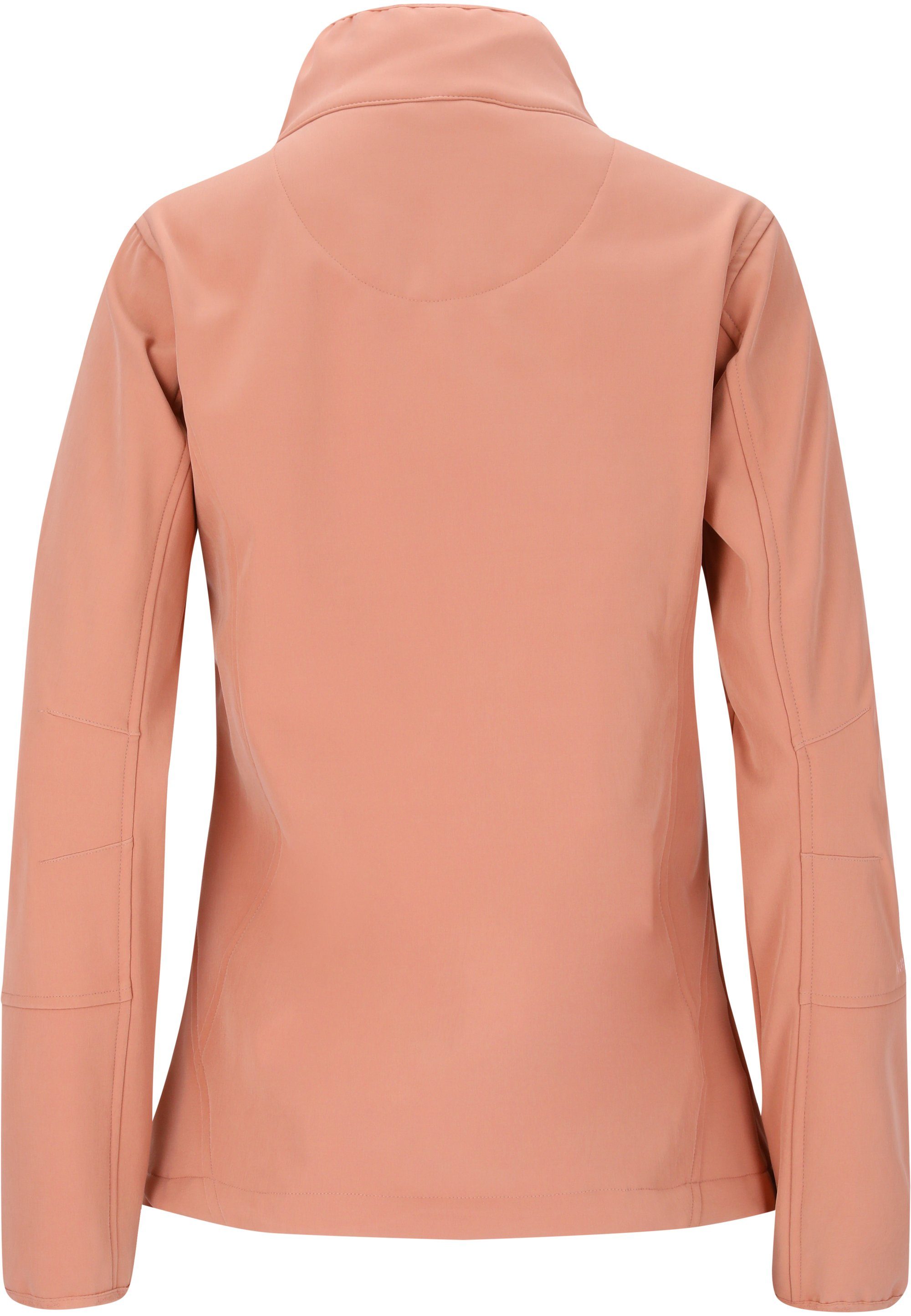 winddichtem Softshelljacke mit und WHISTLER wasser- Funktionsmaterial Covina rosa