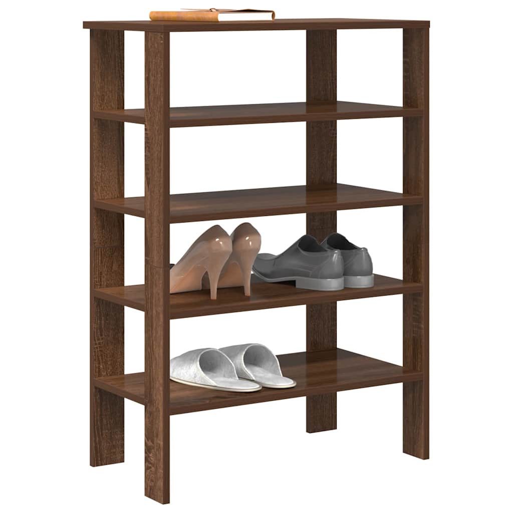 vidaXL Schuhregal Schuhregal Braun Eichen-Optik 61x32x87,5 günstig online kaufen