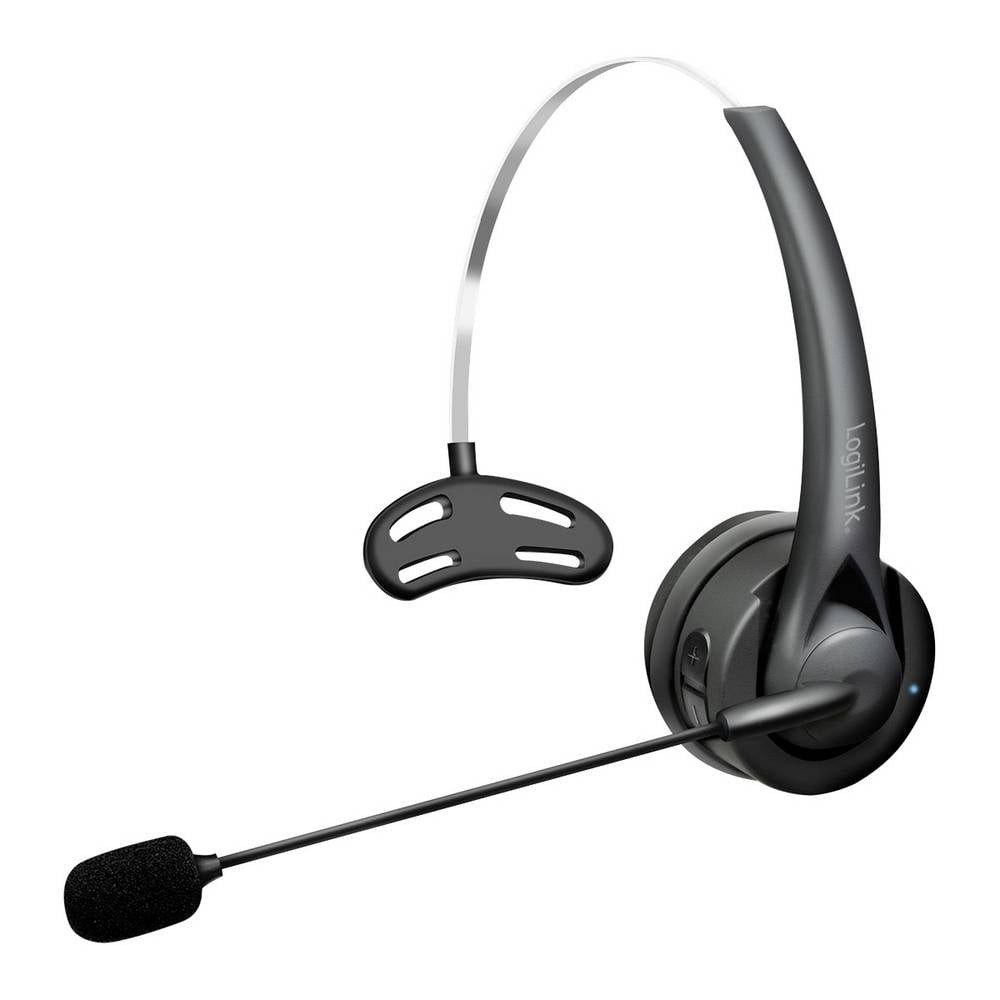 LogiLink BT0075 On Ear Kopfhörer Bluetooth® Schwarz Kopfhörer