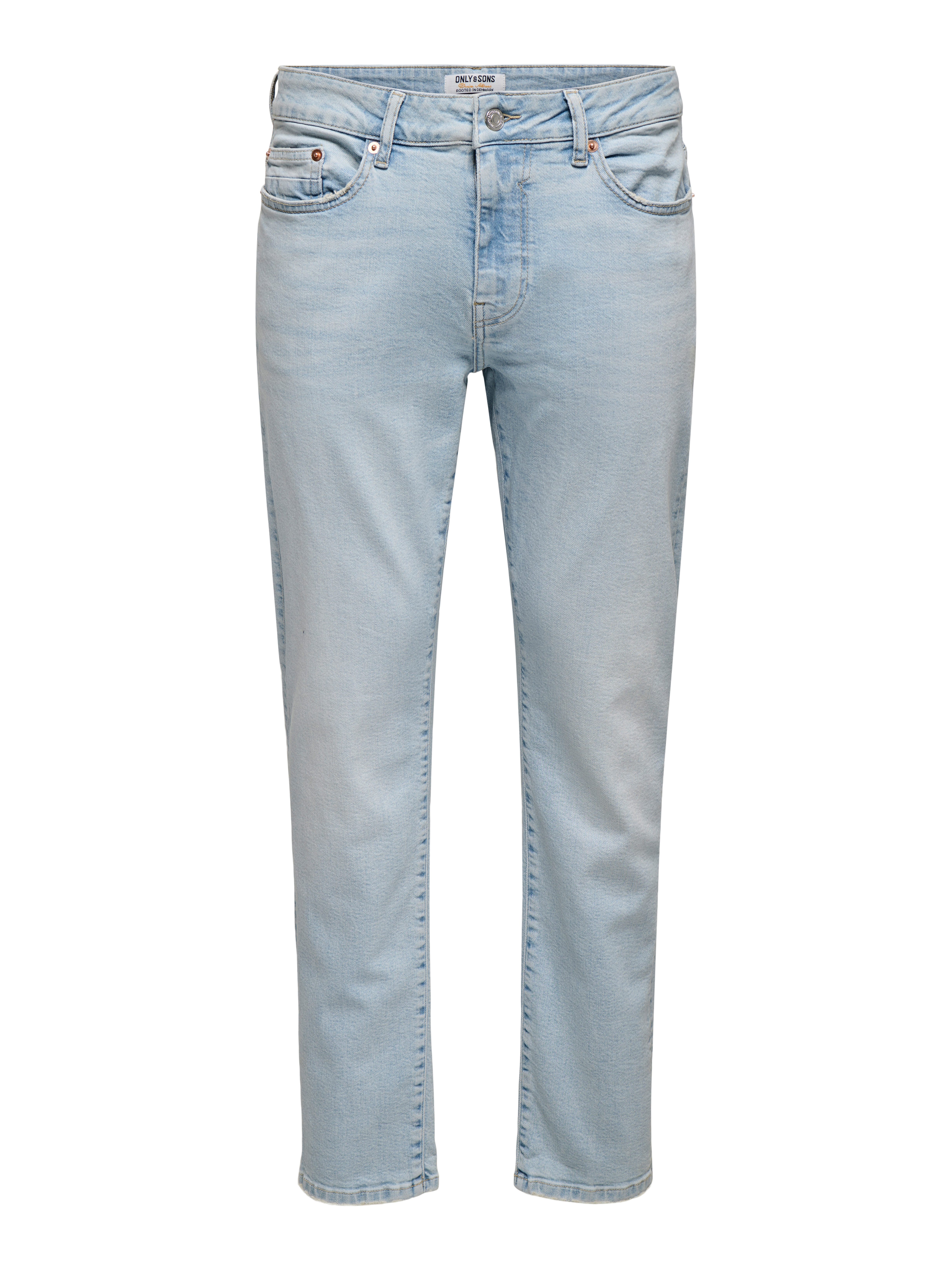 Light Blue Bleached Denim