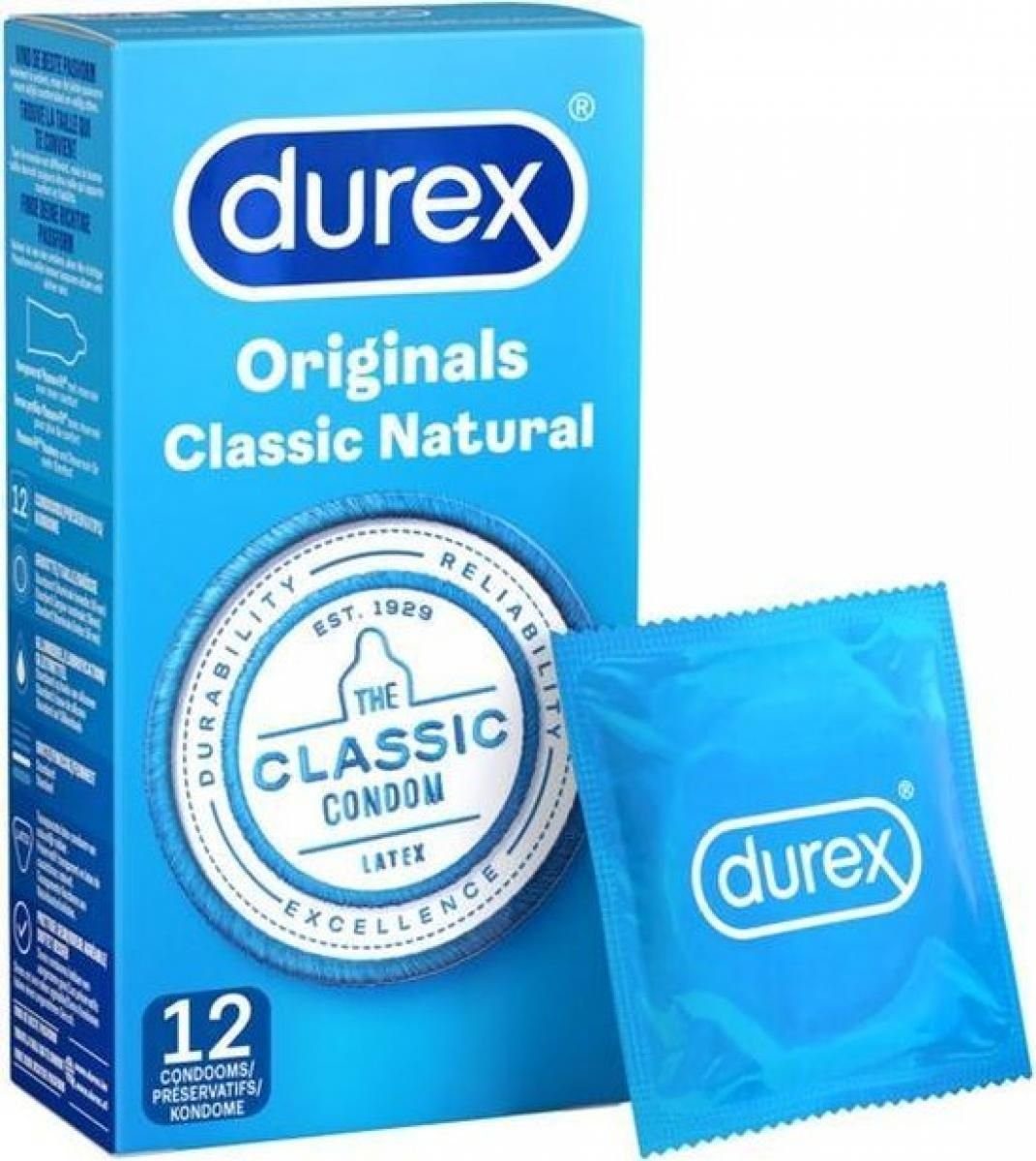 durex Kondome Kondome Durex Classic Natural 12 Stück