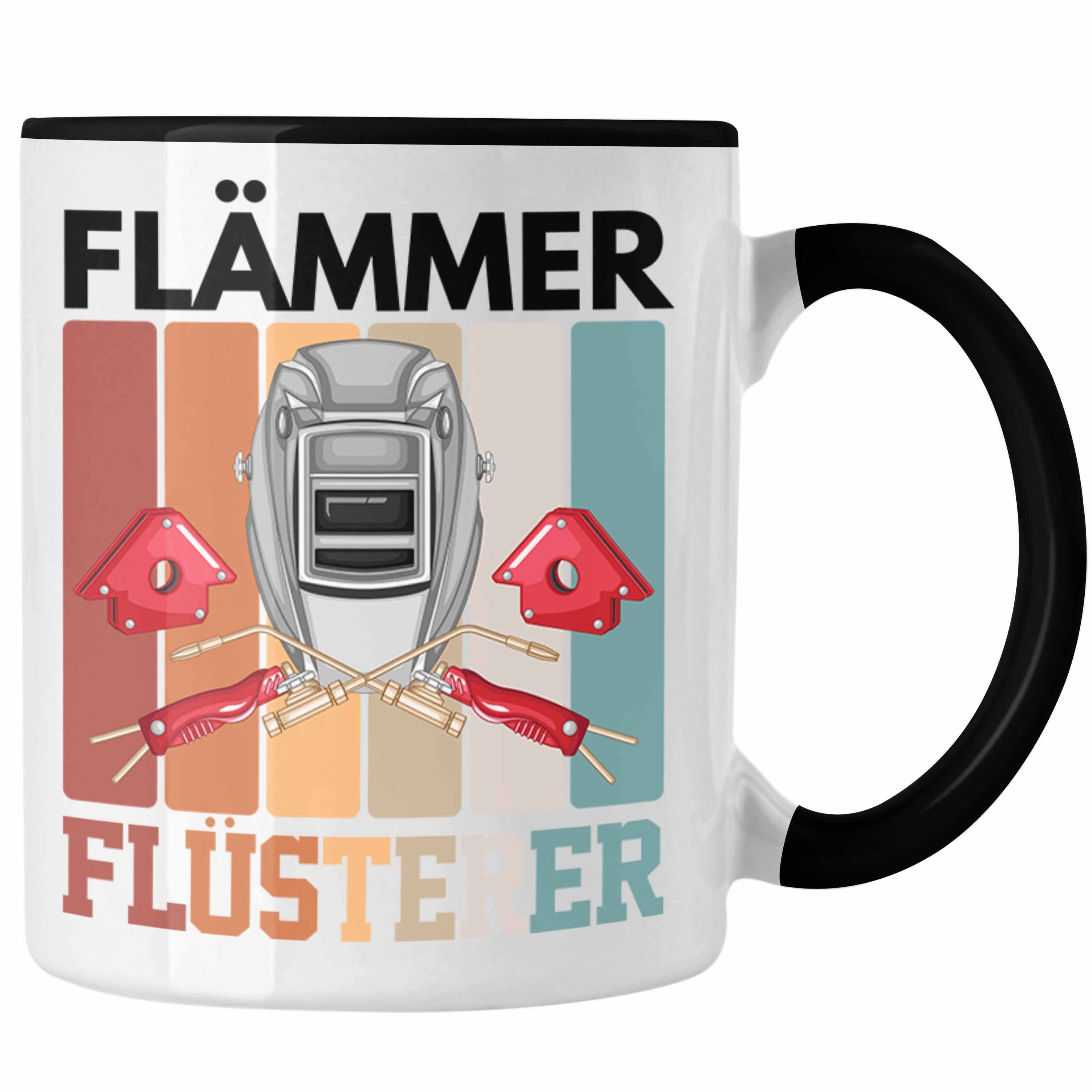 Trendation Tasse Trendation - Schweißer Schlosser Tasse Geschenk Flämmer Flüsterer Lust Schwarz