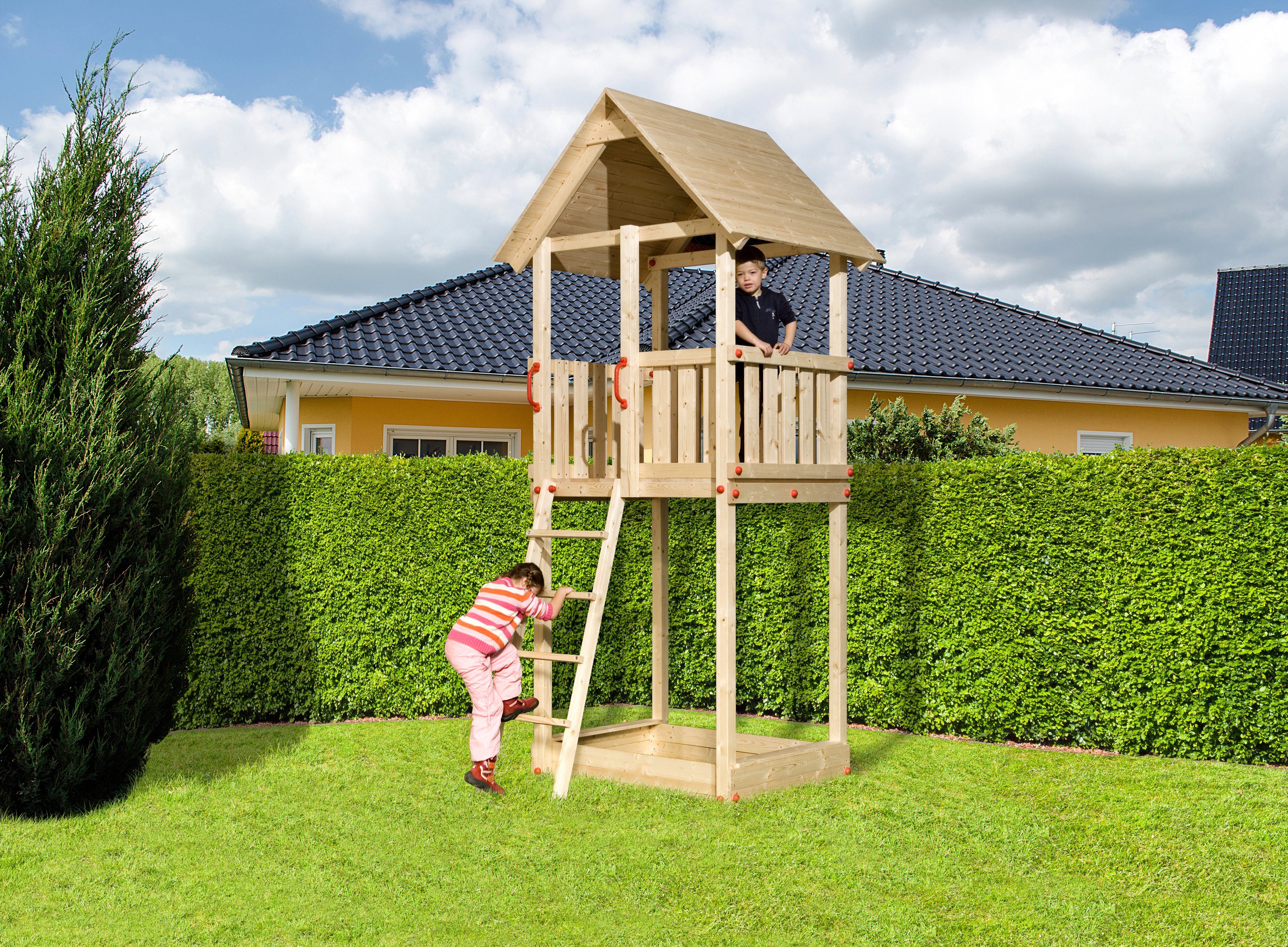 weka Spielturm Tabaluga Drachenturm mit Satteldach, BxTxH: 150x165x331 cm