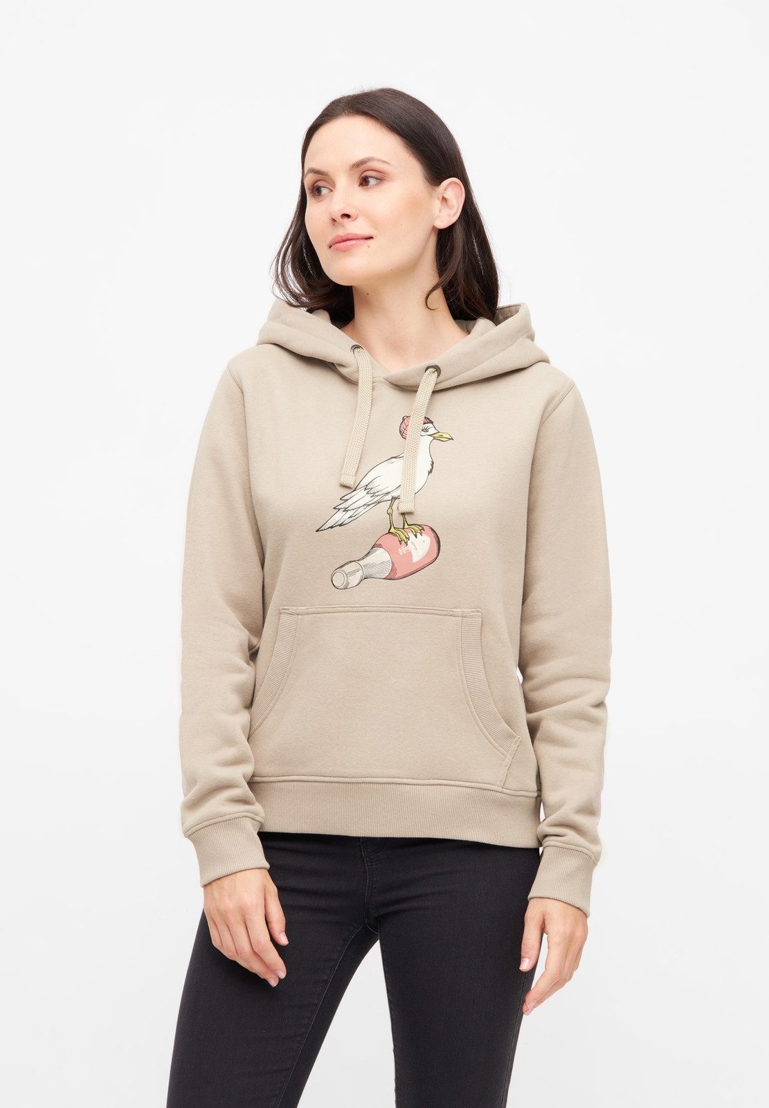 Derbe Hoodie Hoodie Sturmmöwin mit großem Print günstig online kaufen