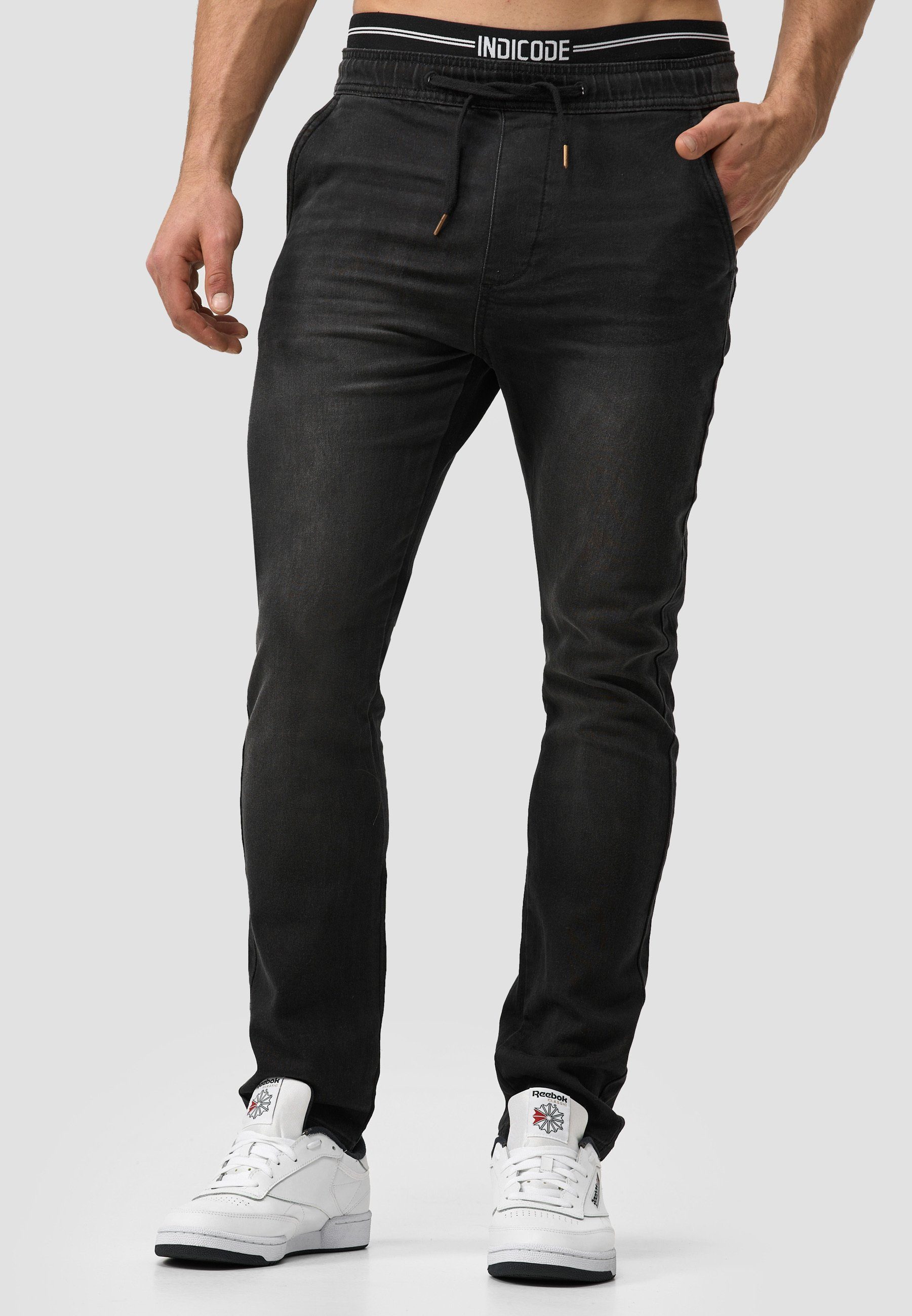 Indicode Regular-fit-Jeans Herren Alban Jeanshose Hose Herrenhose