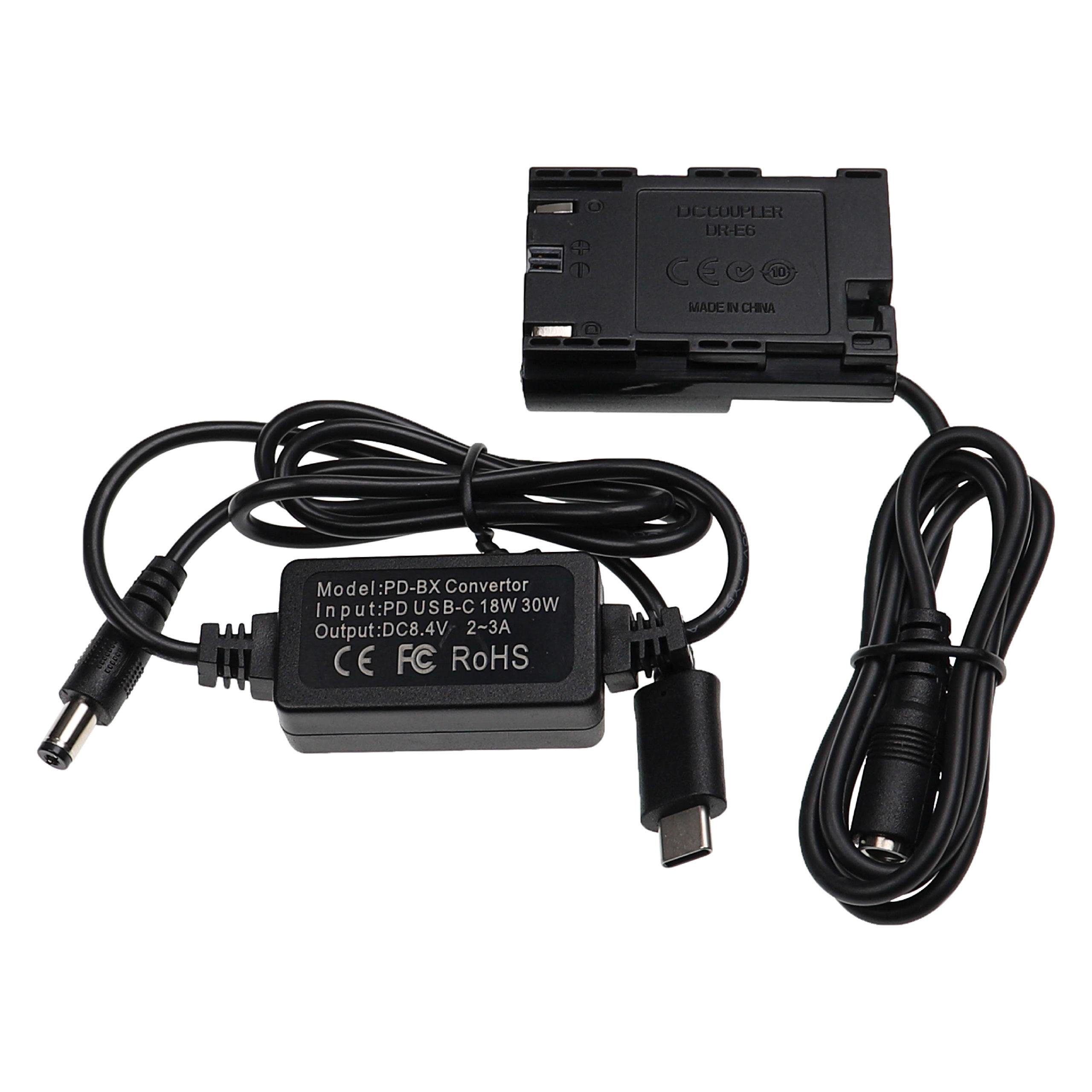 Netzteil Ersatz für Canon ACK-E6 für Digitalkamera / Kamera / Netzteil