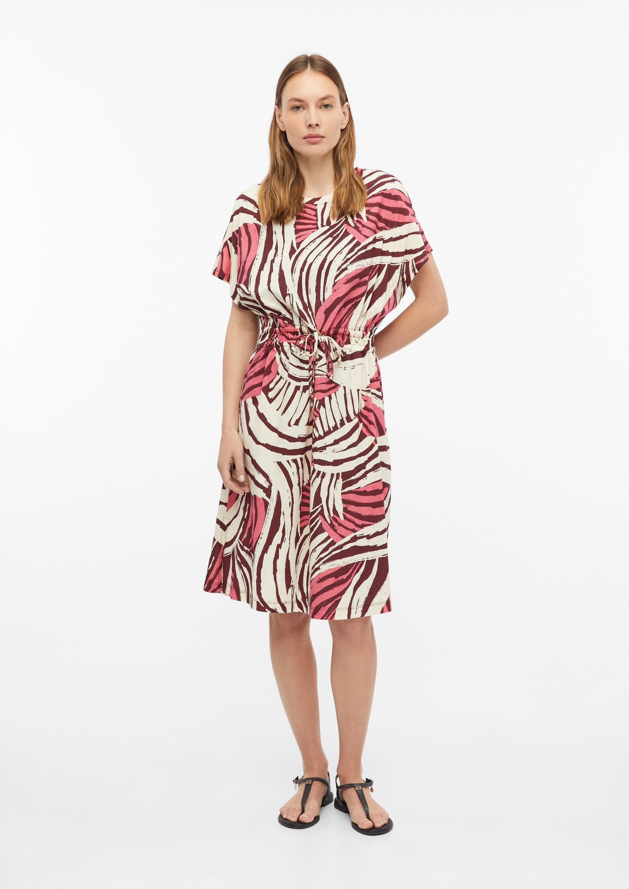 s.Oliver Minikleid Kleid Jersey-Kleid mit Tunnelzug