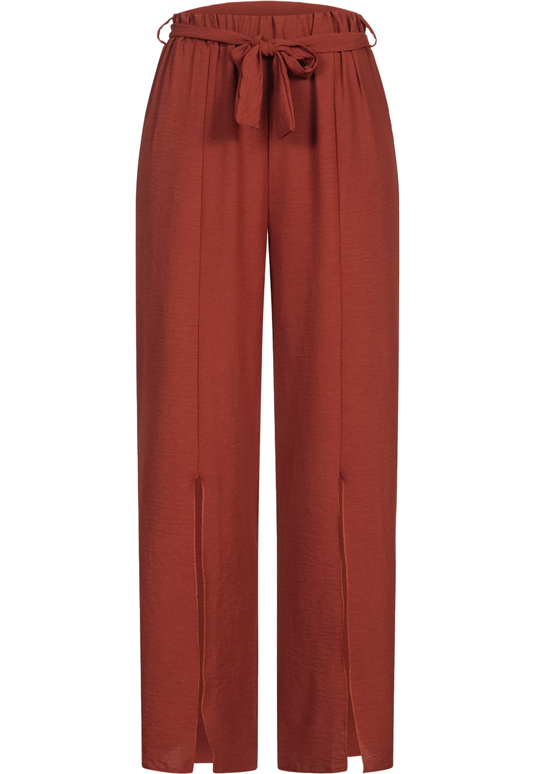 CLOUD 5IVE Stoffhose CLOUD 5IVE Sommerhose mit seitlich. Schlitzen und Bindegürtel (1-tlg)