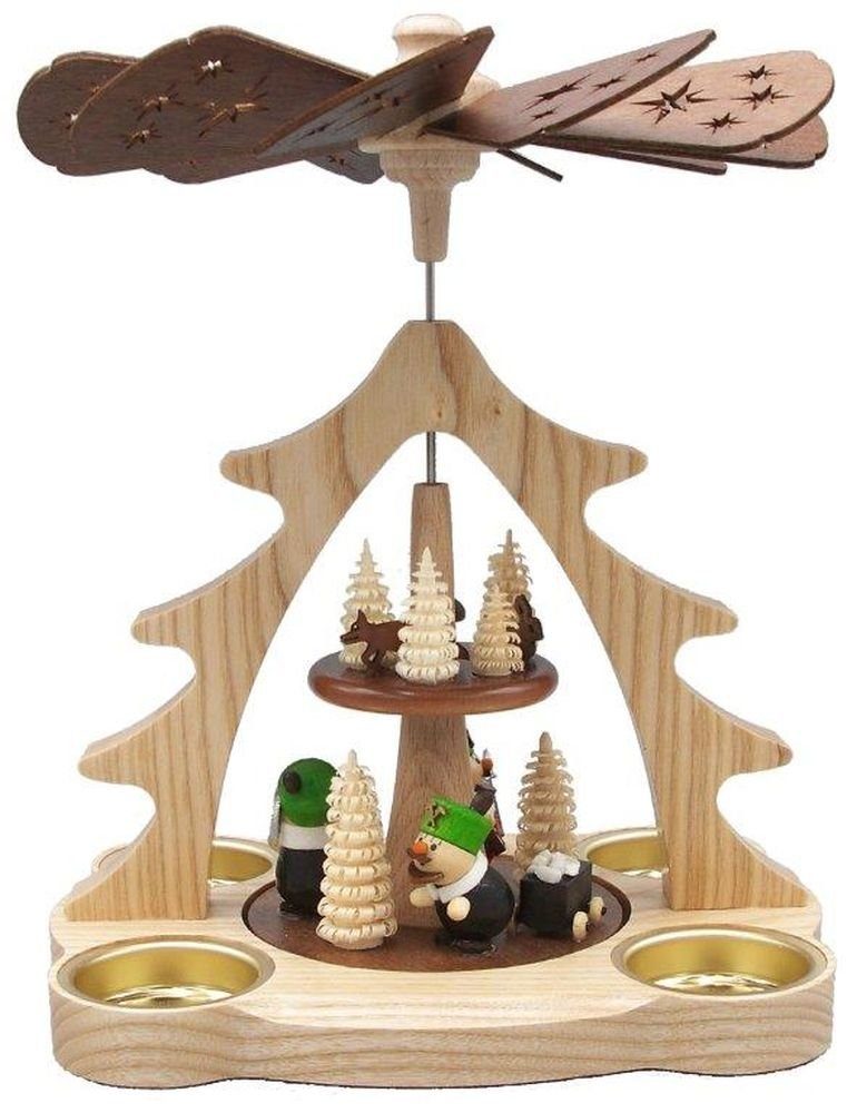 Weihnachtspyramide Tischpyramide Bergleute Höhe 26cm NEU