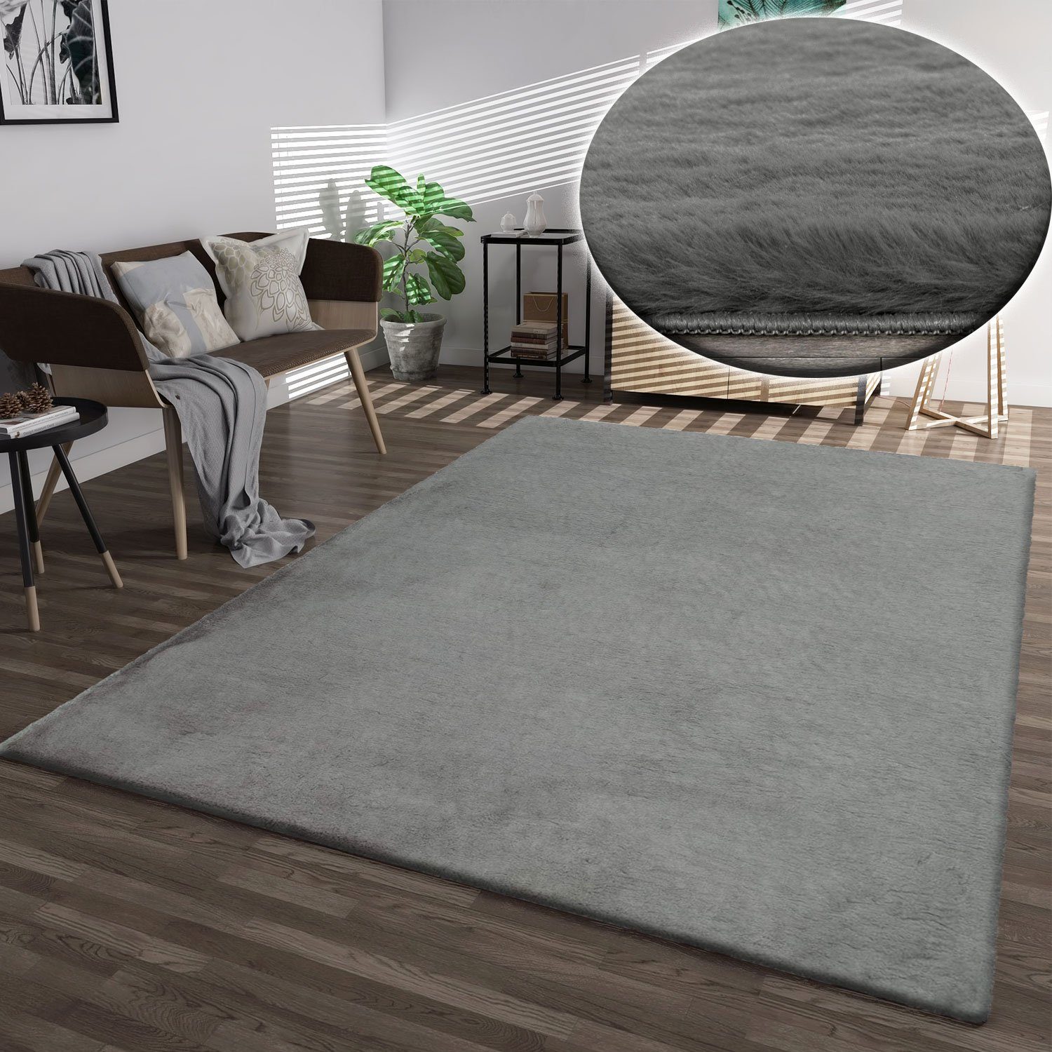 Vimoda Hochflor-Teppich Kunstfell Teppich, Flauschiger Hochflor günstig online kaufen