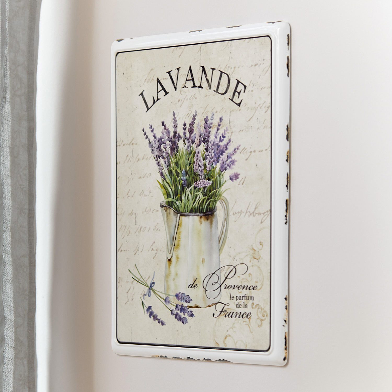 Mirabeau Wanddekoobjekt Dekoboard Lavande creme günstig online kaufen