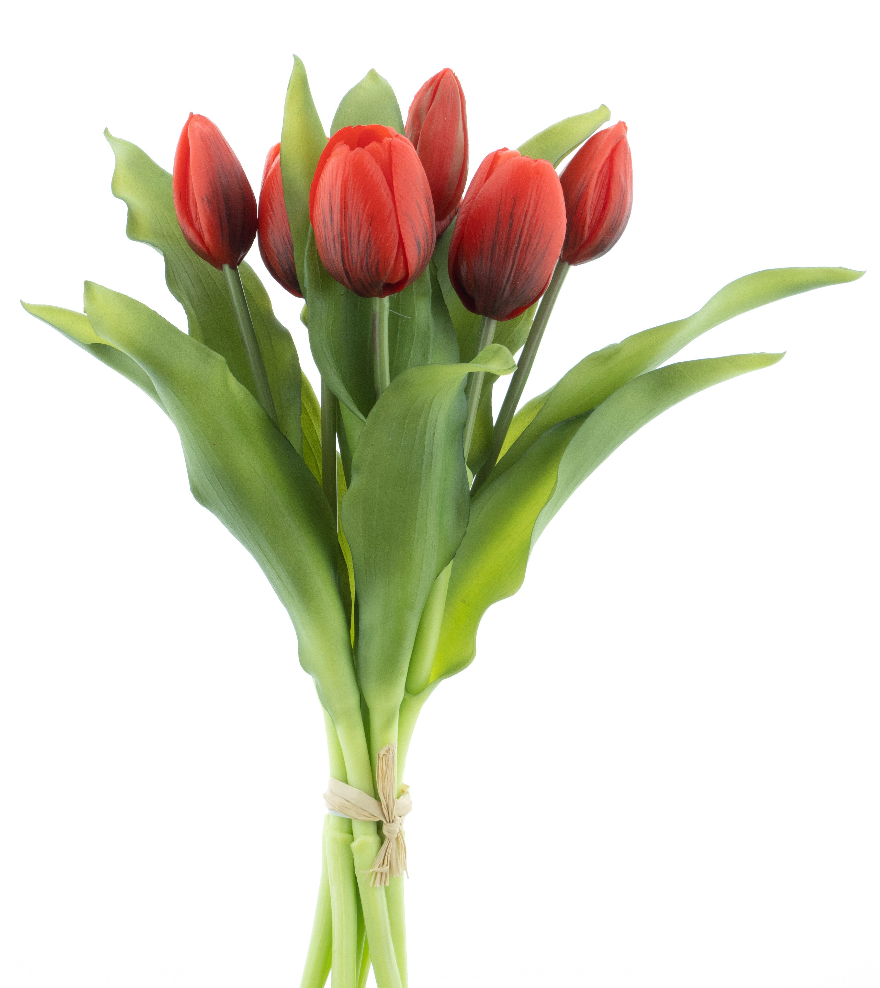 Kunsttulpe mit 4 Tulpen und 3 günstig online kaufen