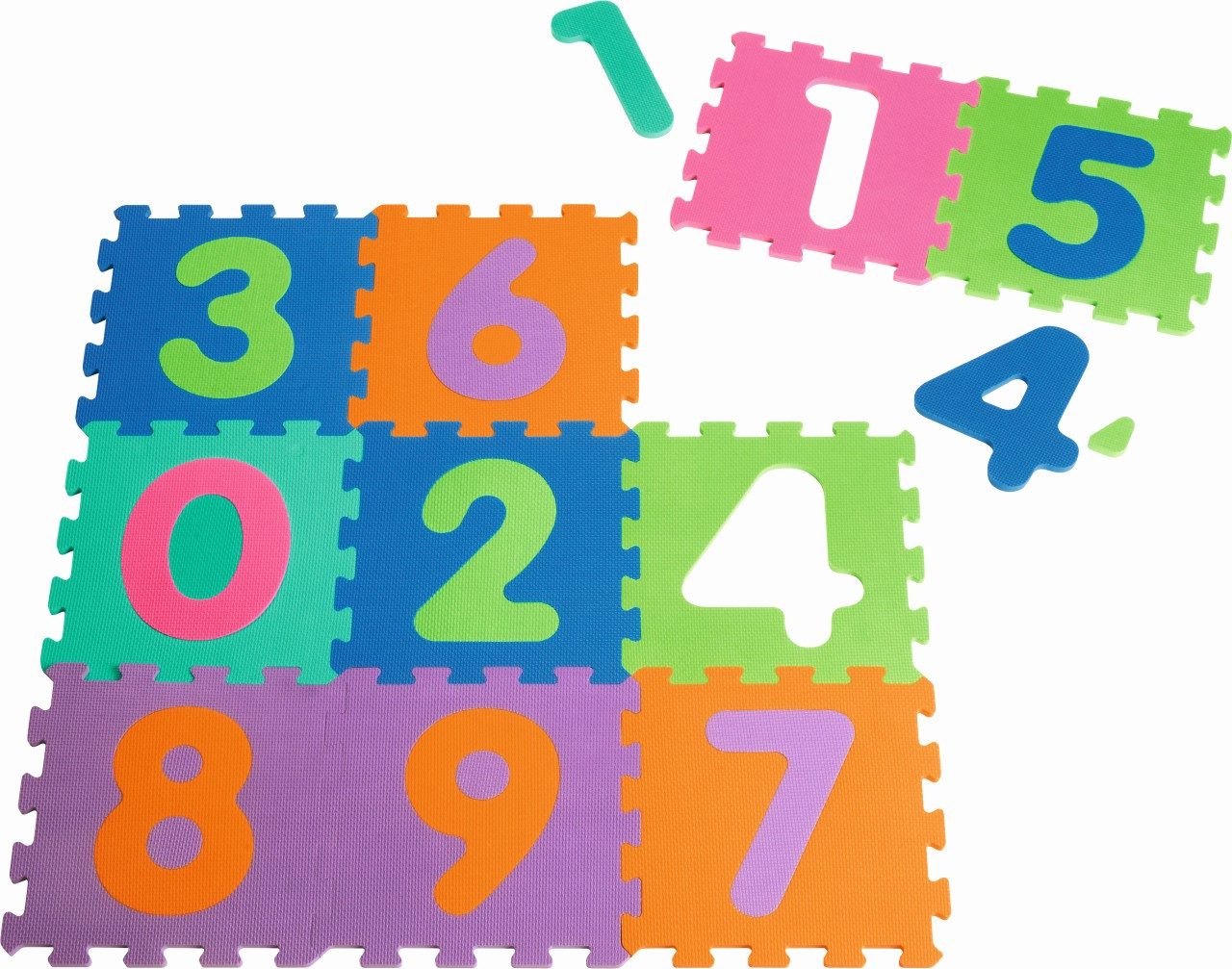Playshoes Puzzlematte EVA-Puzzlematten 10-teilig