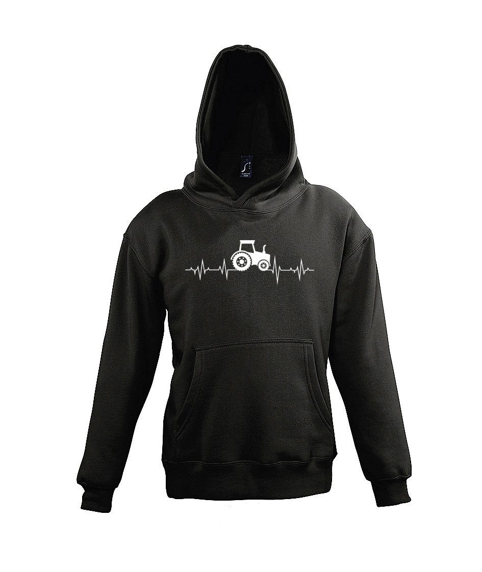 Kapuzenpullover Heartbeat Traktor Kinder Hoodie Pullover