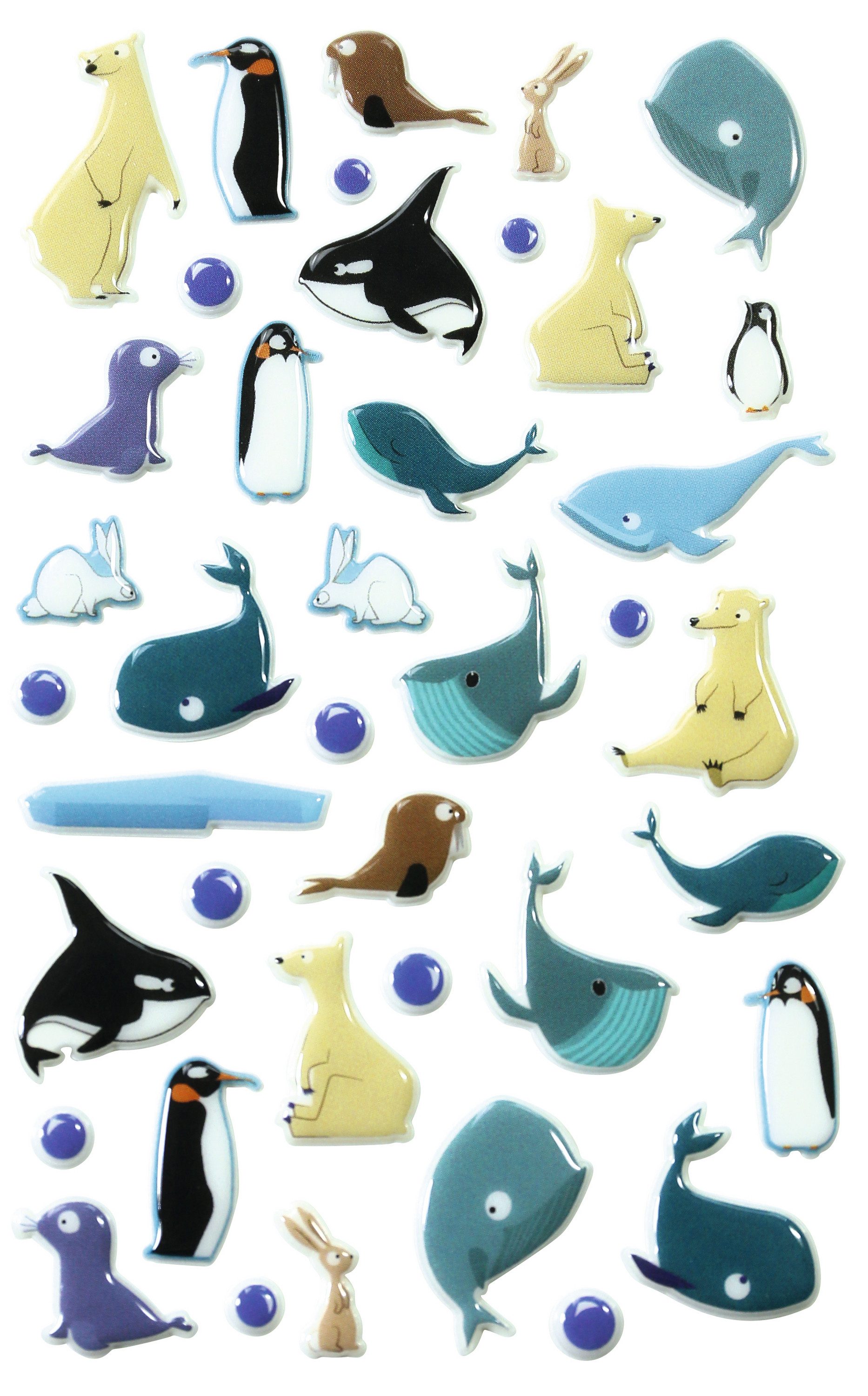 maildor Sticker Wale, 30 Stück