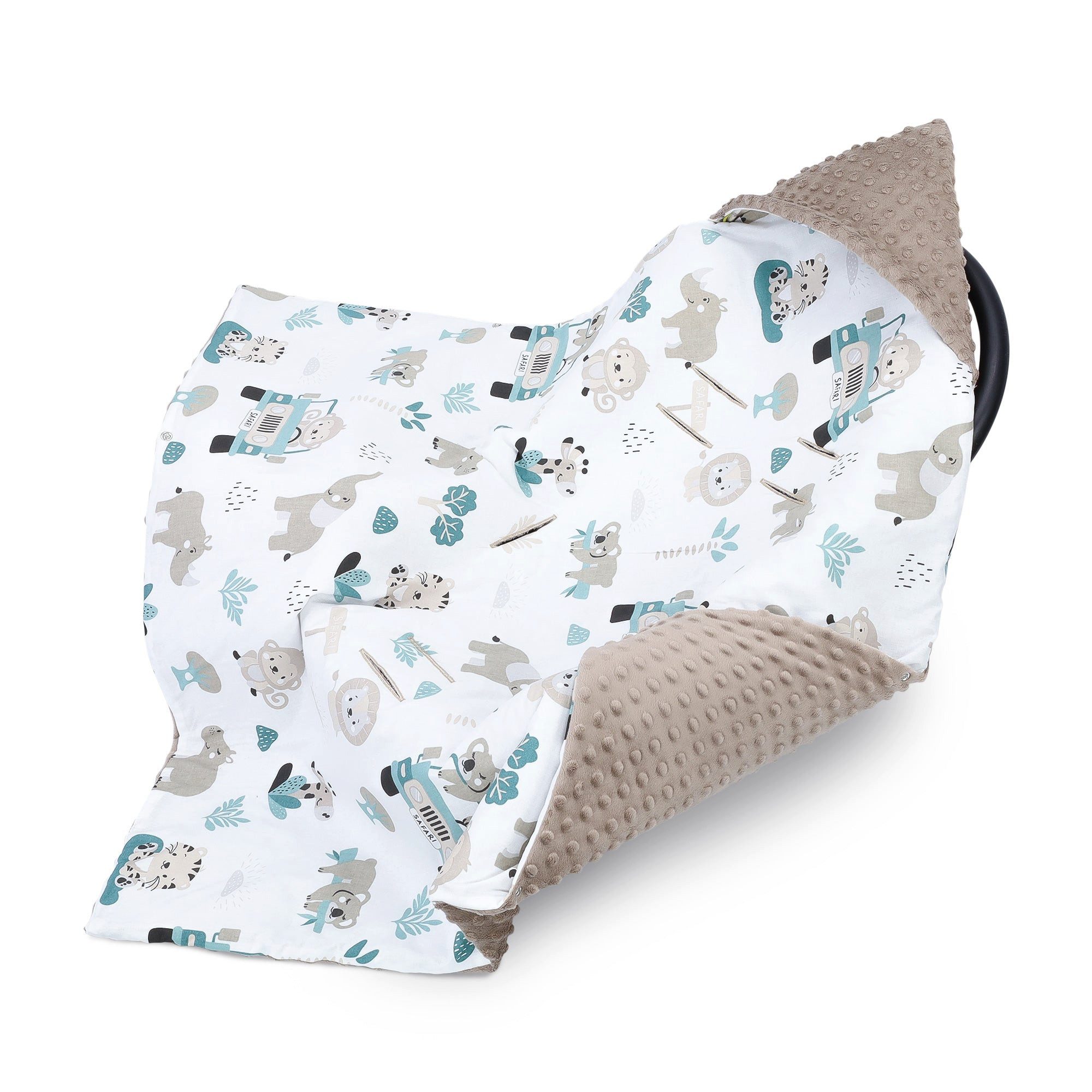 Einschlagdecke Einschlagdecke Babyschale Decke Kinderwagen 90x90cm - universal baby