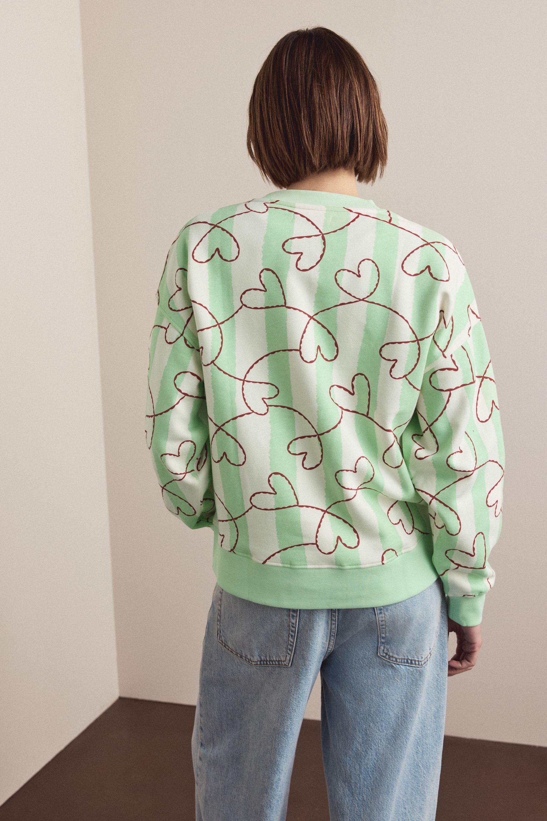 Next Sweater Gepeachtes Essentials Sweatshirts mit Nahtdetails (1-tlg) günstig online kaufen