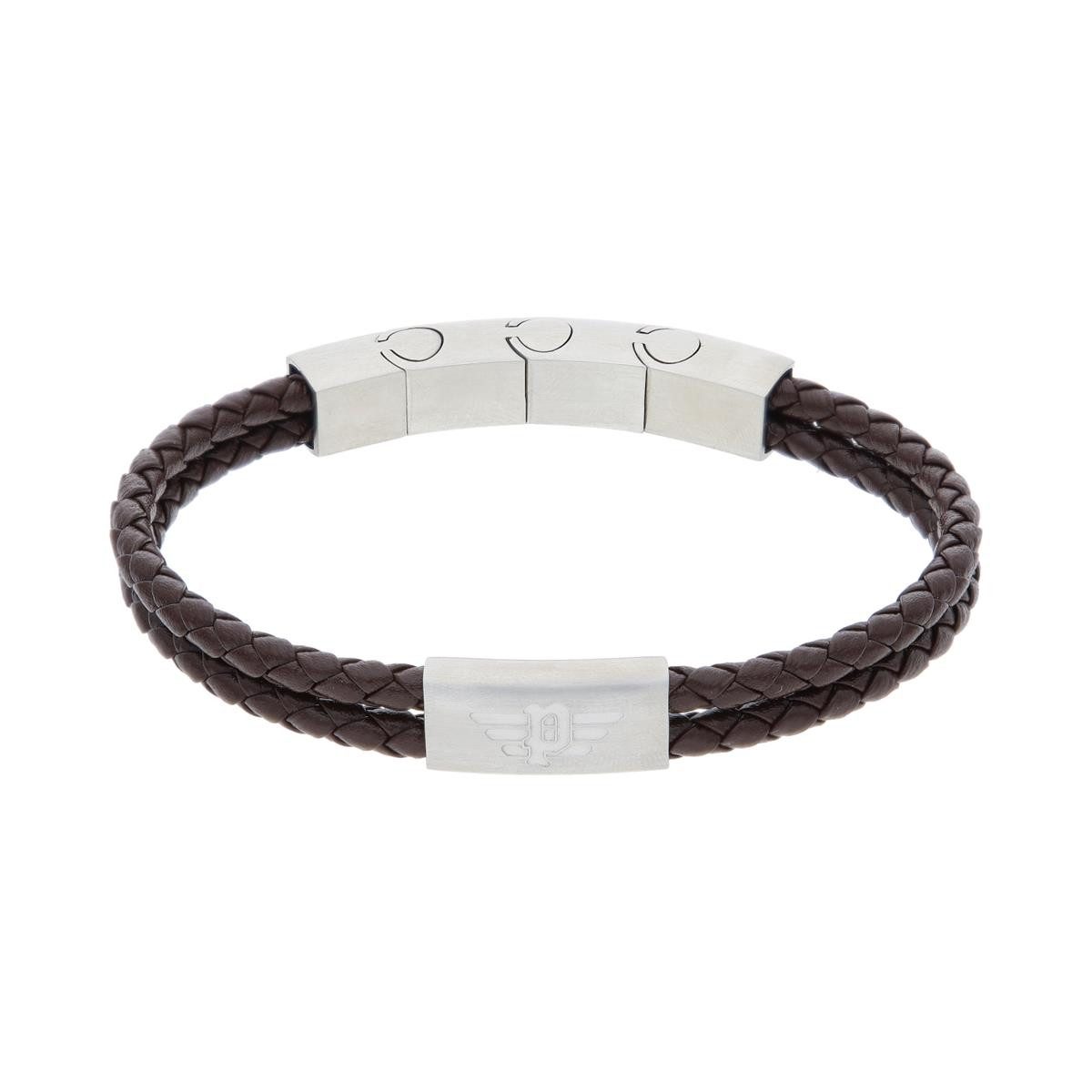 Armband Police Armband Herren PEAGB0039601 Edelstahl, Leder, Braun