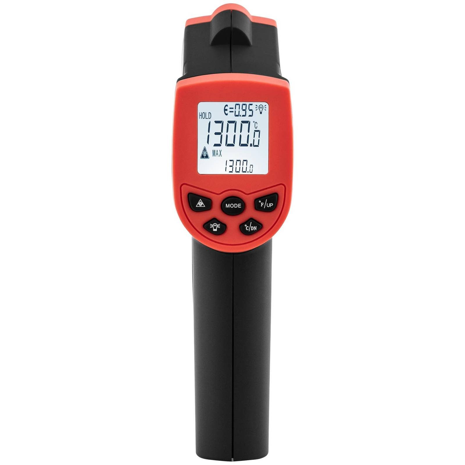 Thumbnail - Steinberg Systems Infrarot-Thermometer -50 bis +1.300 °C LCD Temperaturmessgerät Laser Thermometer