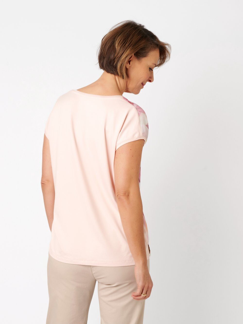 Relaxed by TONI T-Shirt Sweet Pia mit kreativem Blätterdruck
