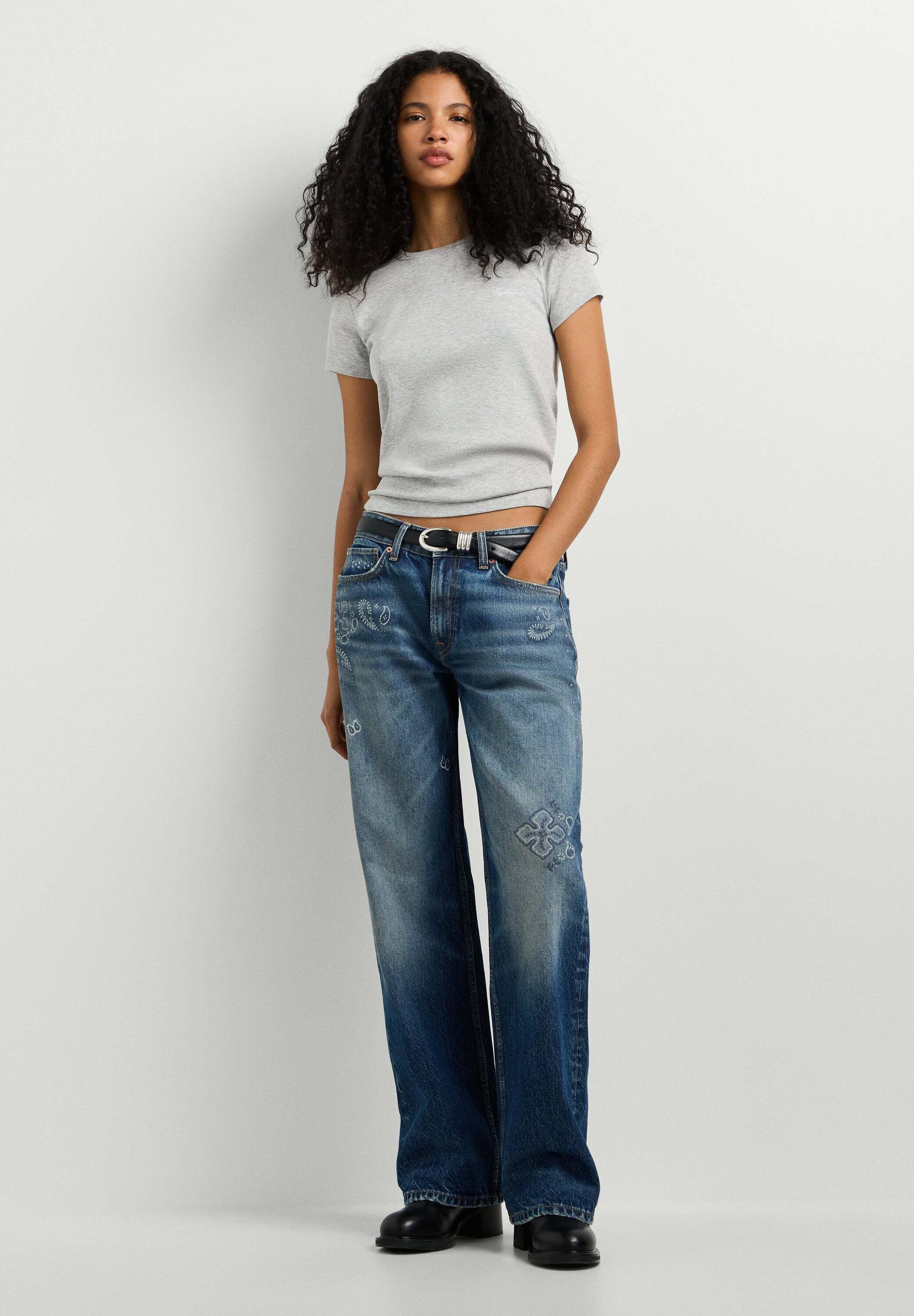 Pepe Jeans T-Shirt einfaches T-Shirt MERIDA – Bild 4 von 5