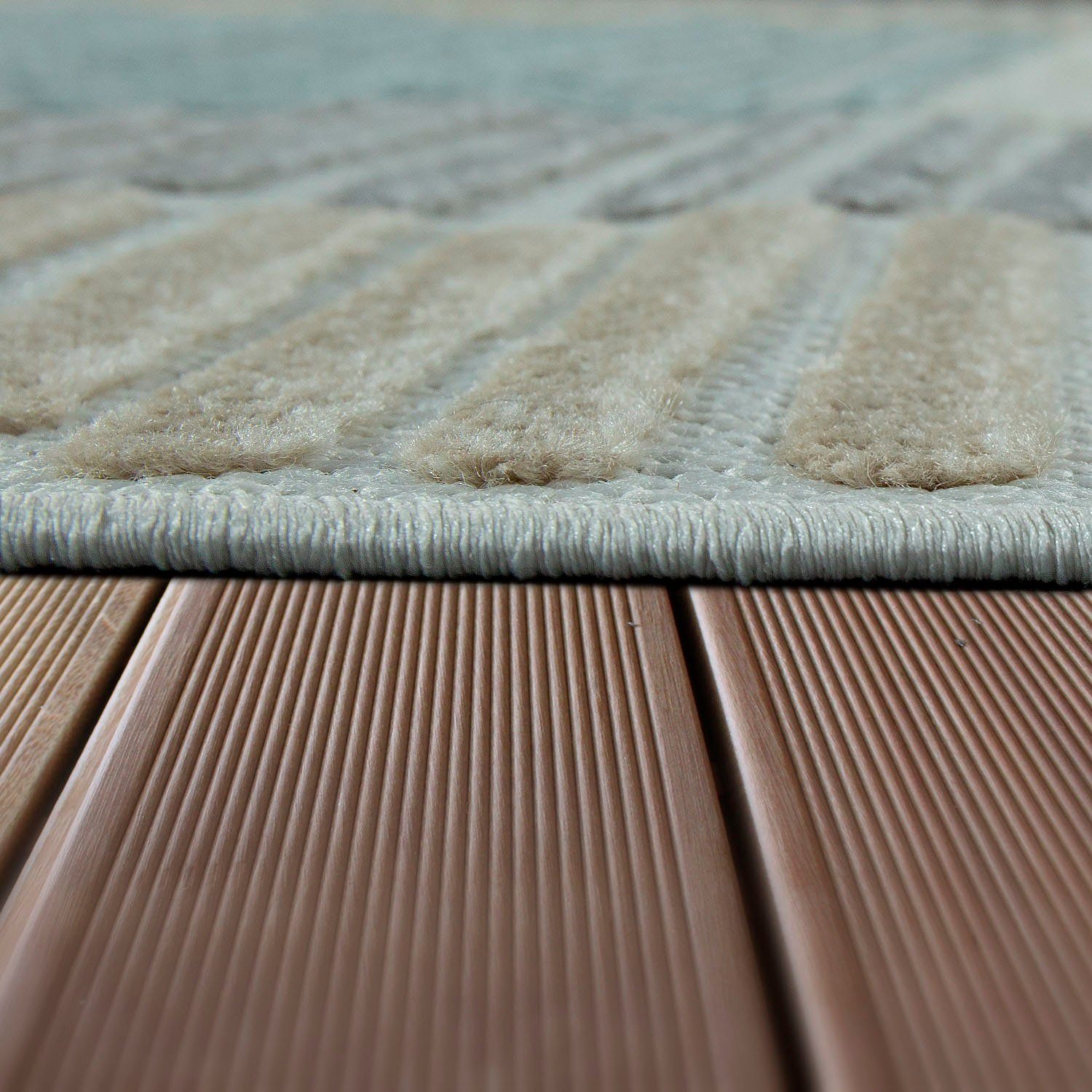 Teppich Stilo 850, mm, 12 Höhe: geeignet, Home, Outdoor rechteckig, Wohnzimmer Paco beige In- und