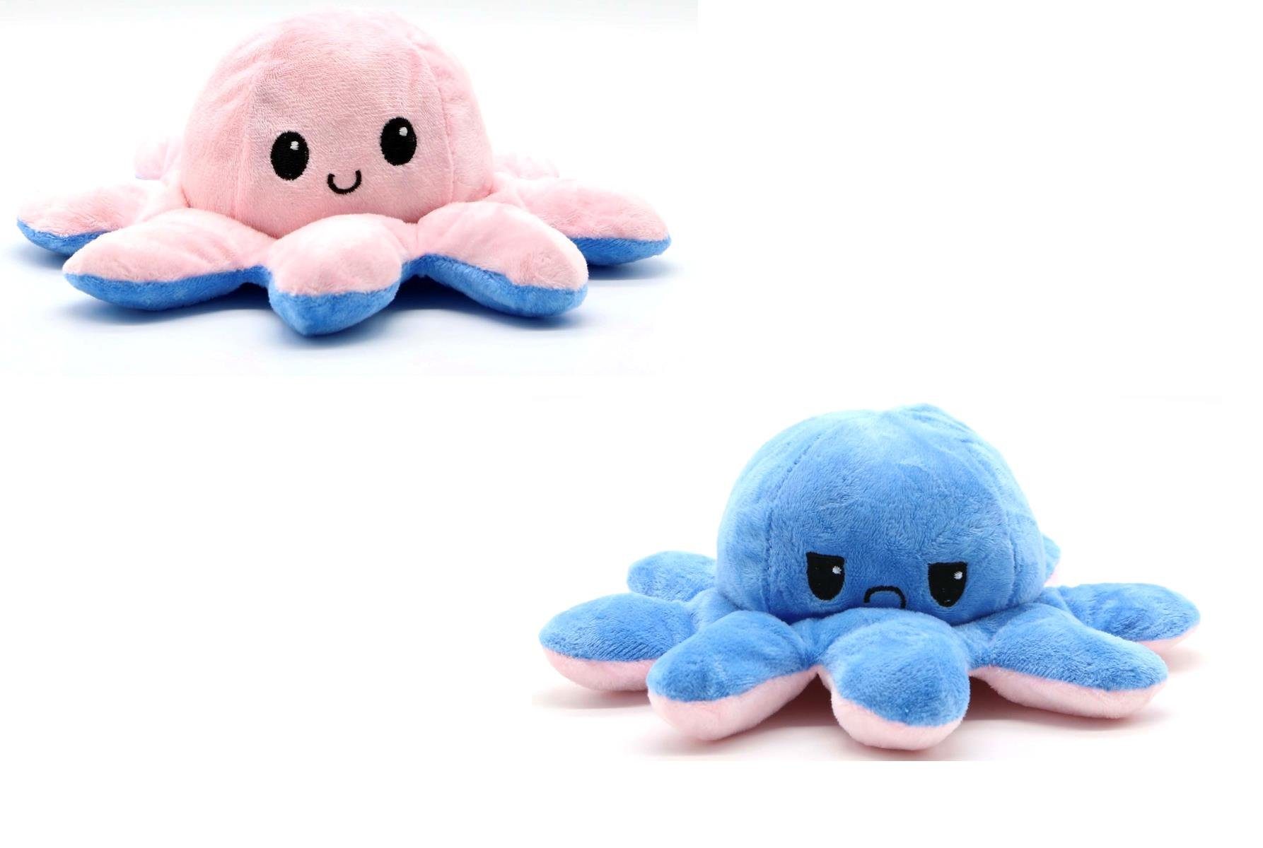 Octopus Doll Doppelseitiger Flip Octopus Soft Plüschtier Plüsch Oktopus Geschenk 