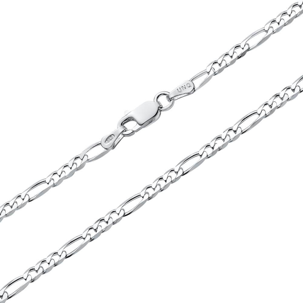 JEWLIX Silberkette 925 Silber Figarokette 3,5mm Länge wählbar inkl Etui FK0 günstig online kaufen