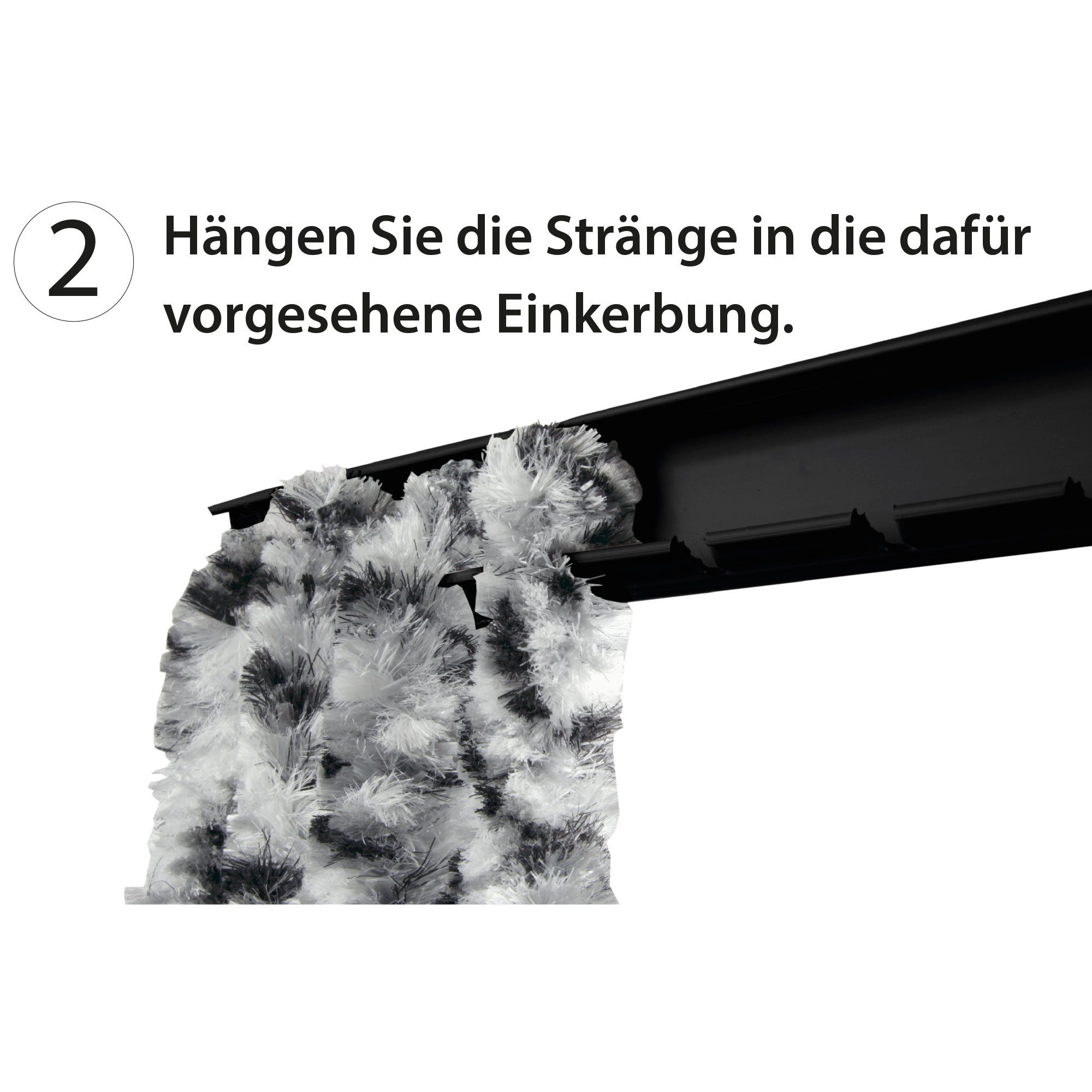 Türvorhang, Arsvita, Flauschvorhang für 56*185cm, (1 Caravan, blickdicht, perfekter Ihren Weiß Sichtschutz vielen Dunkelblau und in Insekten- Wohnwagen Farben St), Vorhang - Ösen / Breite