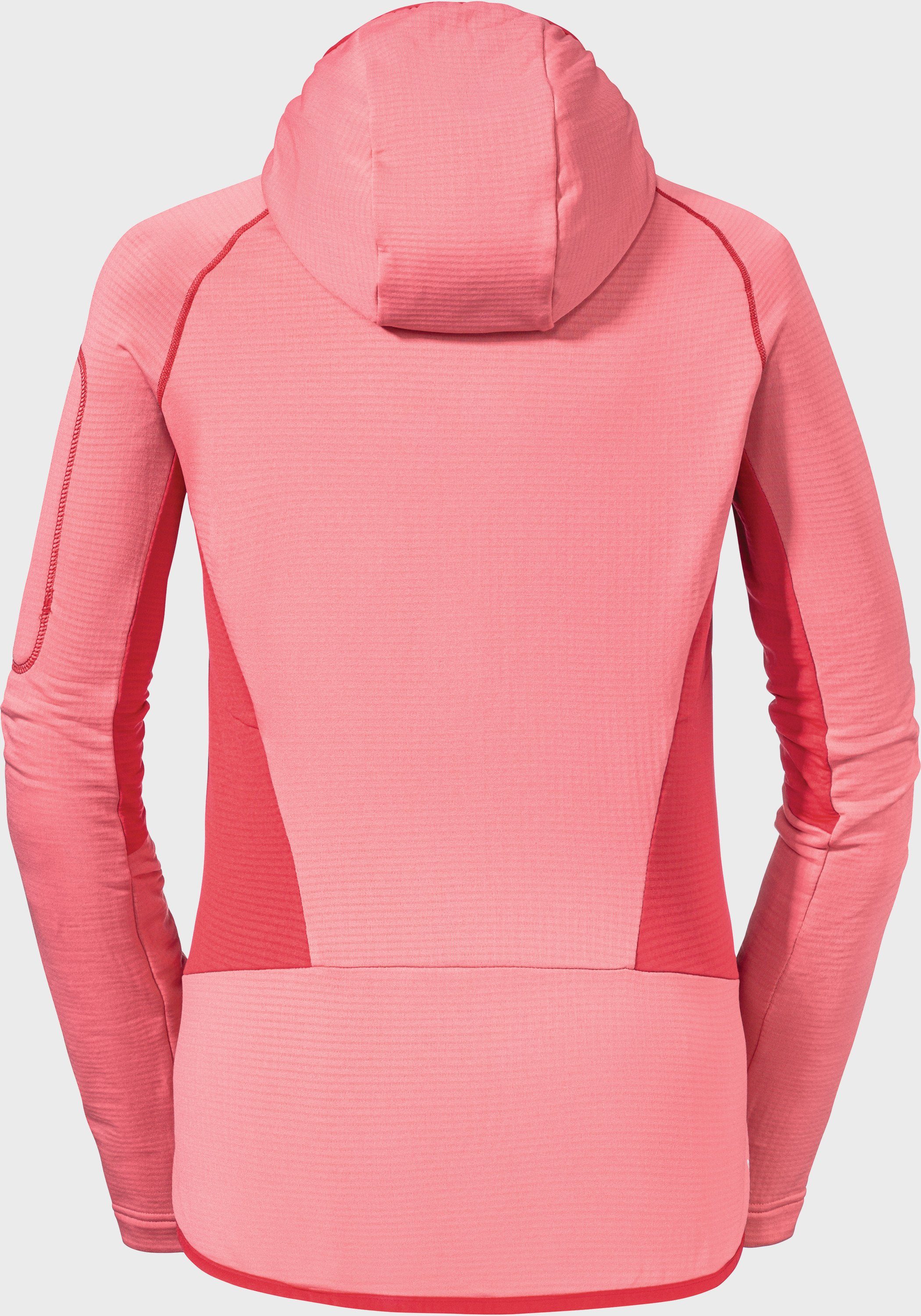 Schöffel Fleece L Hoody Fleecejacke rosa Hydalen