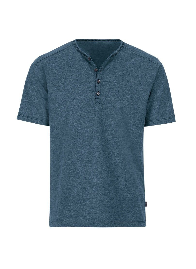 Trigema T-Shirt "TRIGEMA T-Shirt mit Knopfleiste DELUXE Baumwolle", (1 tlg. günstig online kaufen