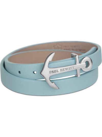 PAUL HEWITT Armband Paul Hewitt Unisex-Armband Leder, Edelstahl, Unisexschmuck