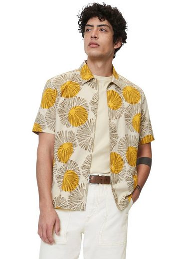 Marc O'Polo Kurzarmhemd mit grafischem Hawaii-Print