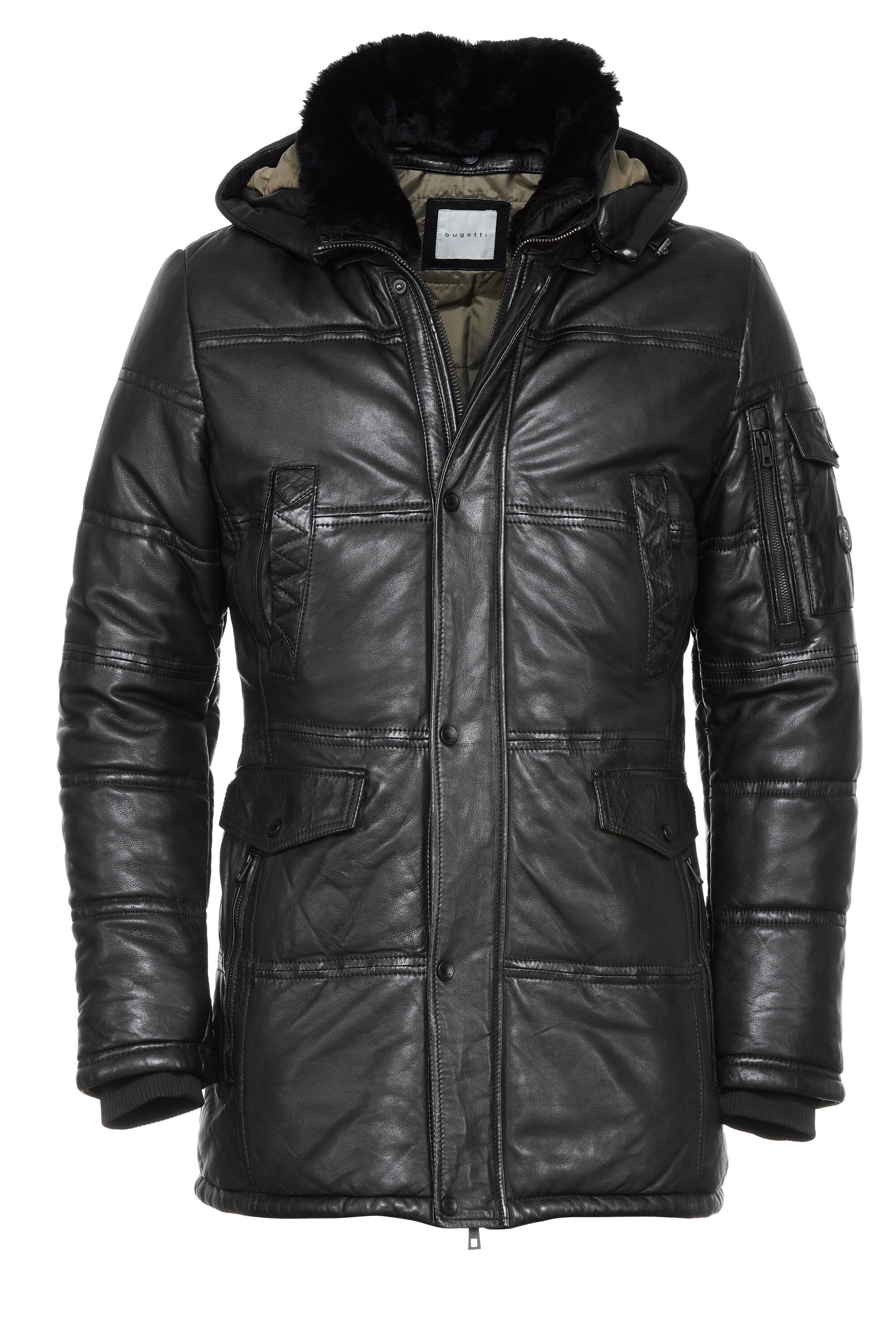 bugatti Lederjacke BUCARLO aus hochwertigem Leder