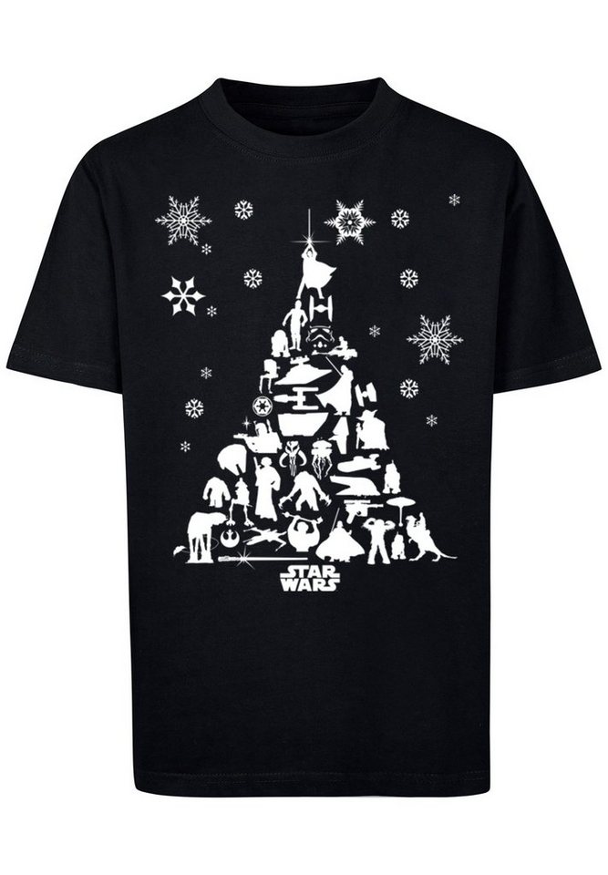 F4NT4STIC T-Shirt Star Wars Christmas Weihnachtsbaum Print, Offiziell  lizenziertes Star Wars T-Shirt