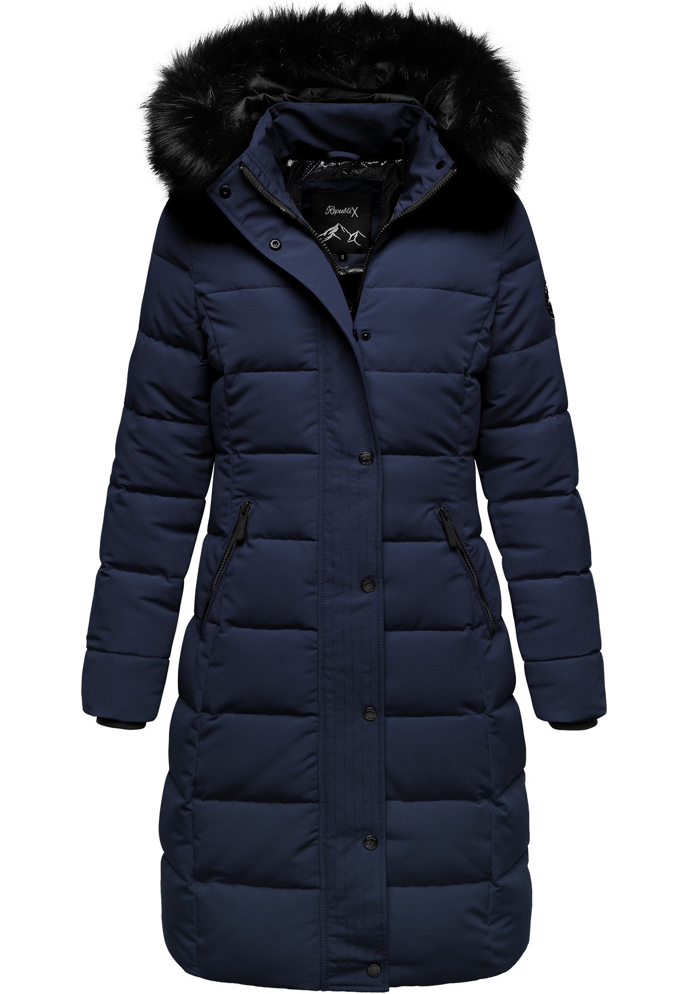 REPUBLIX Winterjacke TALIA Damen Gefütterte Dicke Winter Jacke Mantel Parka mit Kapuze