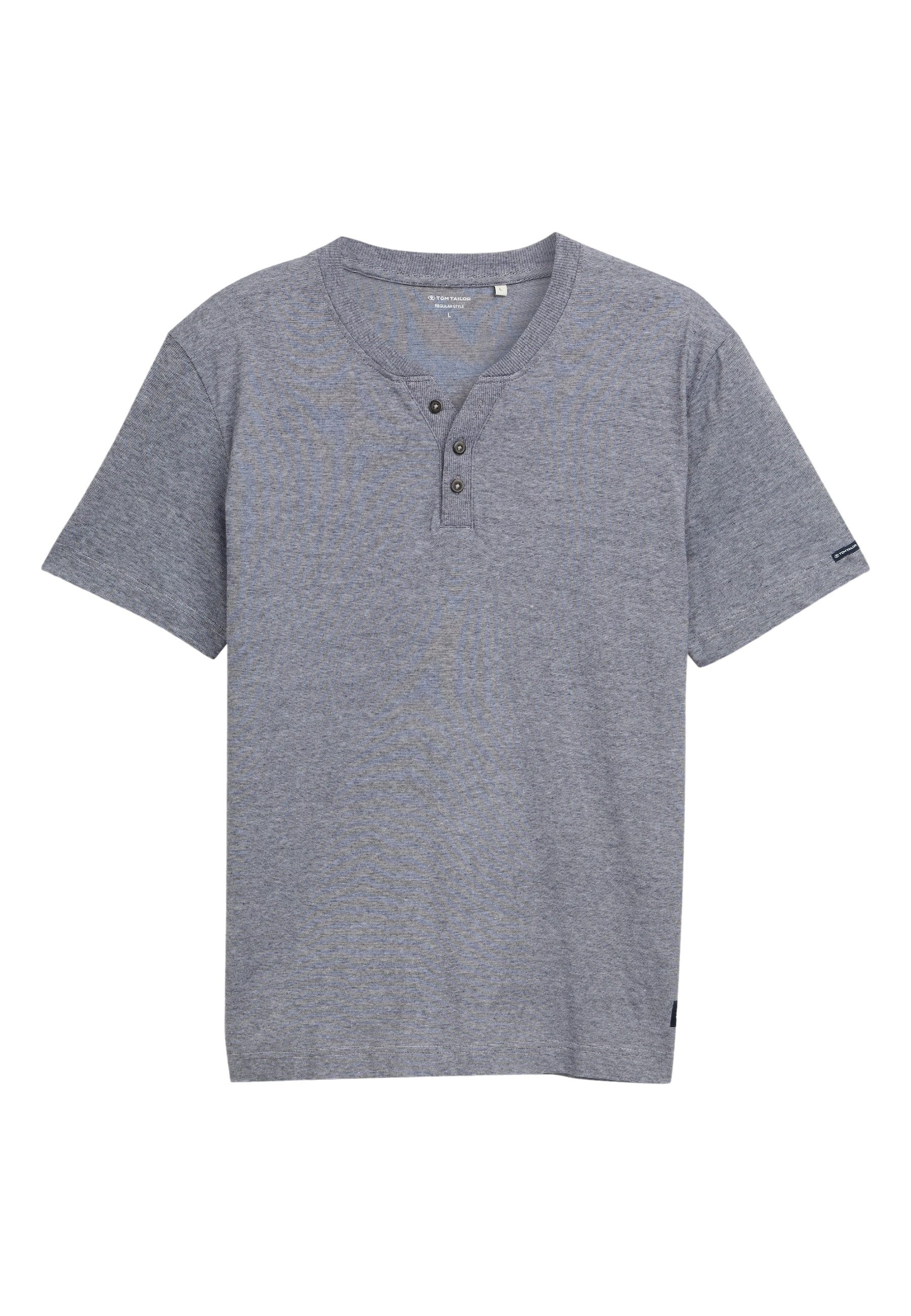 TOM TAILOR Henleyshirt T-Shirt Kurzarmshirt (1-tlg) günstig online kaufen