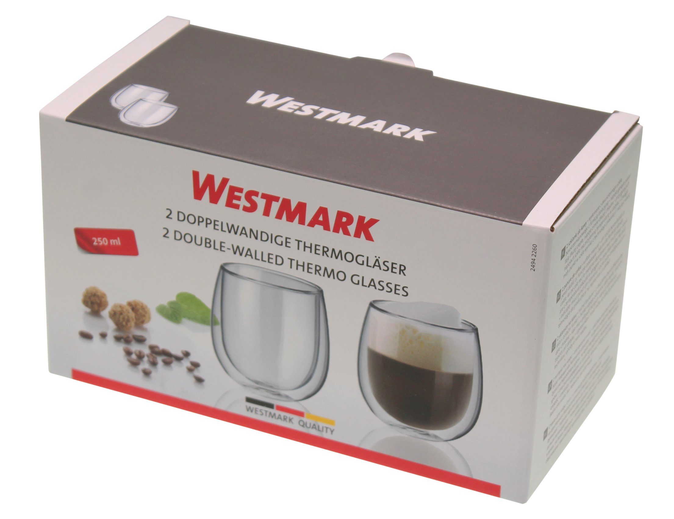 WESTMARK Gläser-Set Westmark 24942260 2 Doppelwandige Thermogläser