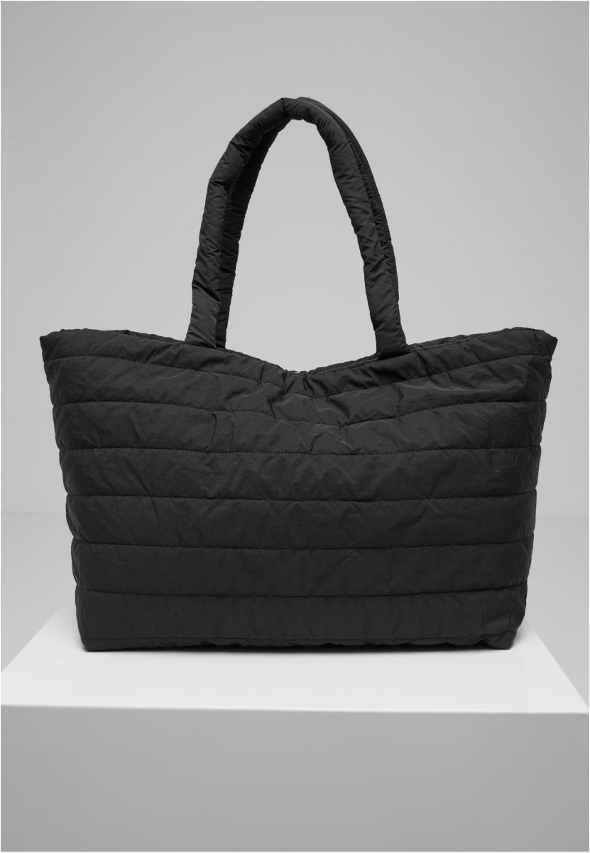 URBAN CLASSICS Einkaufsshopper Padded Tote Bag Damen Shopper Tasche – Bild 2 von 4