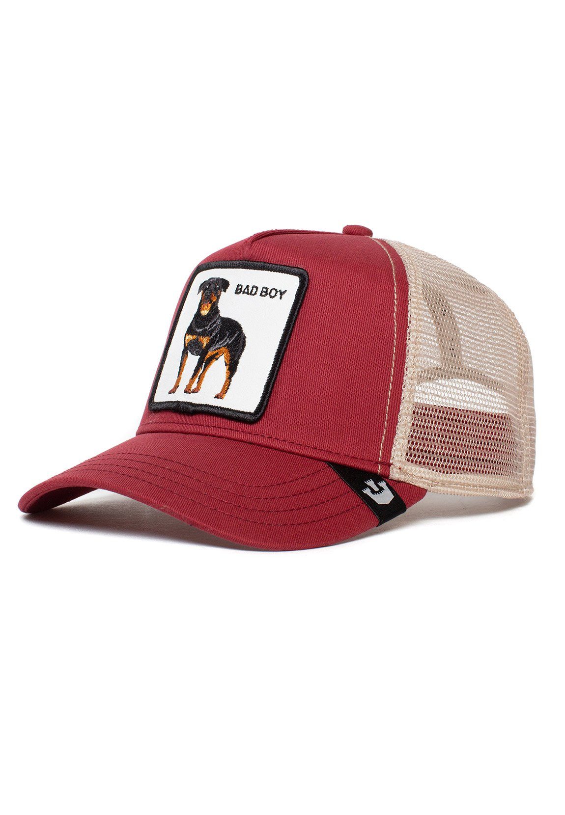 GOORIN Bros. Trucker Cap Goorin Bros. Trucker Cap THE BADDEST BOY Red Rot Beige