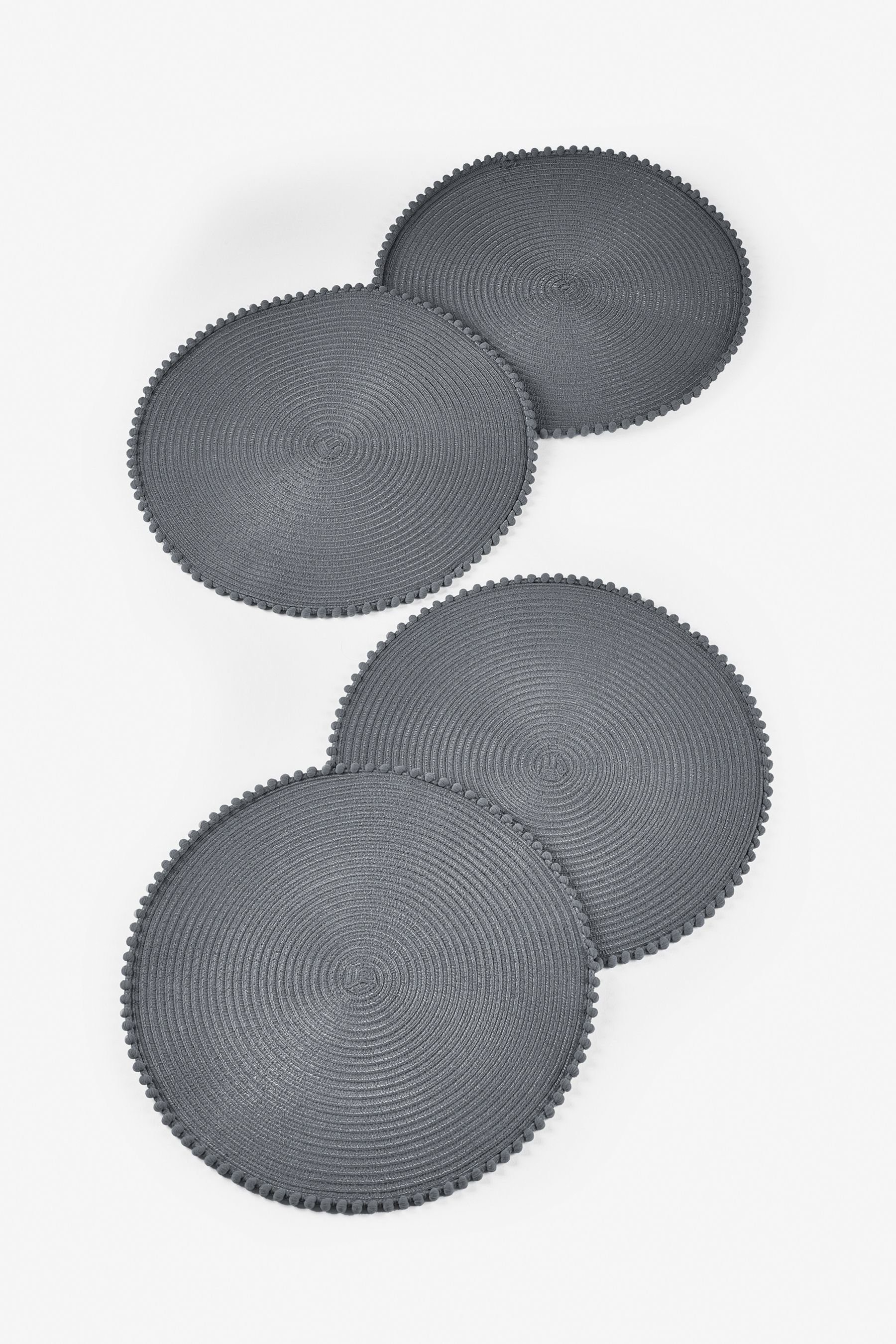 Platzset Platzsets mit Bommeln, 4er-Set