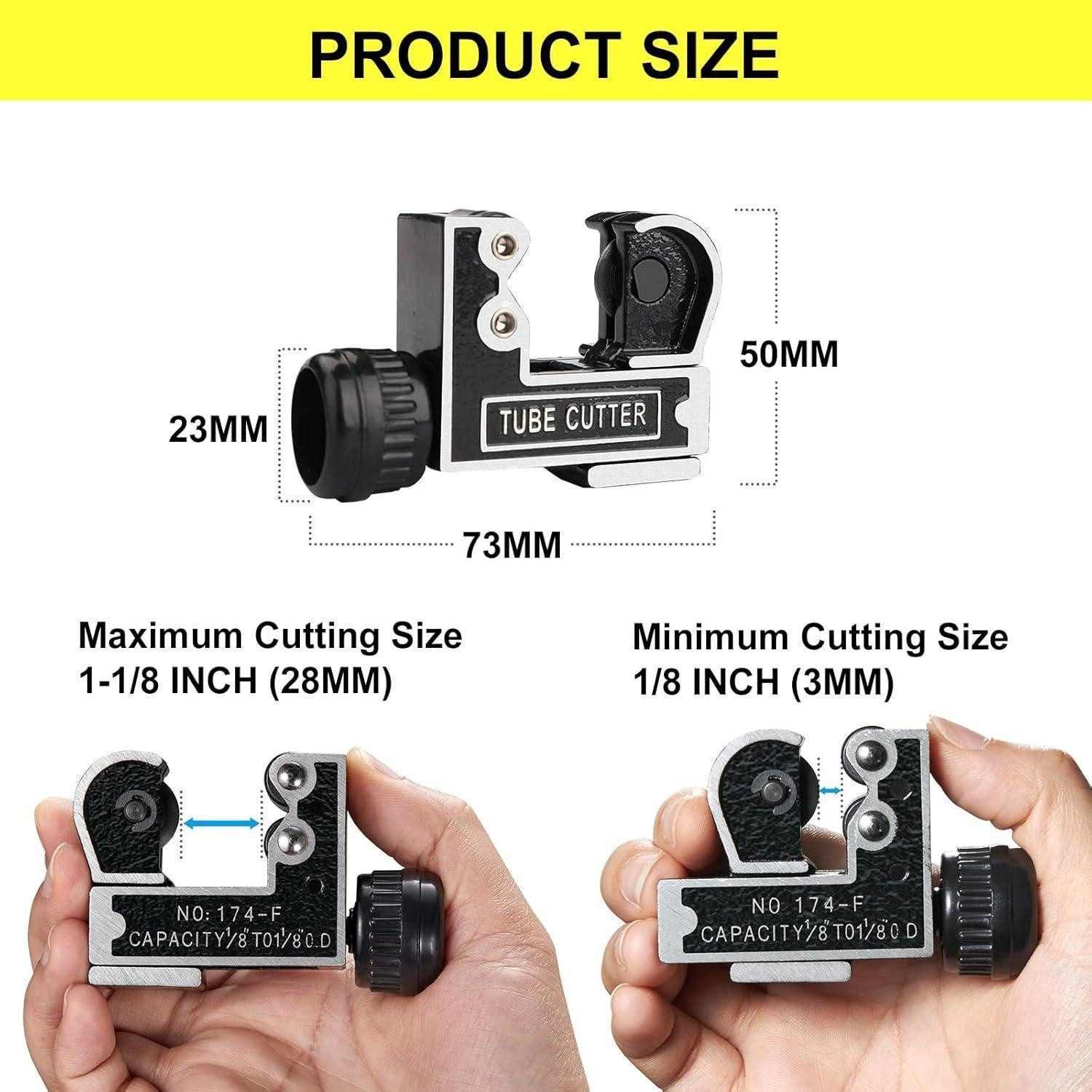 LuxusKollektion Rohrschneider Rohrschneider 3-28 mm einstellbar Kupfer Messing Aluminium