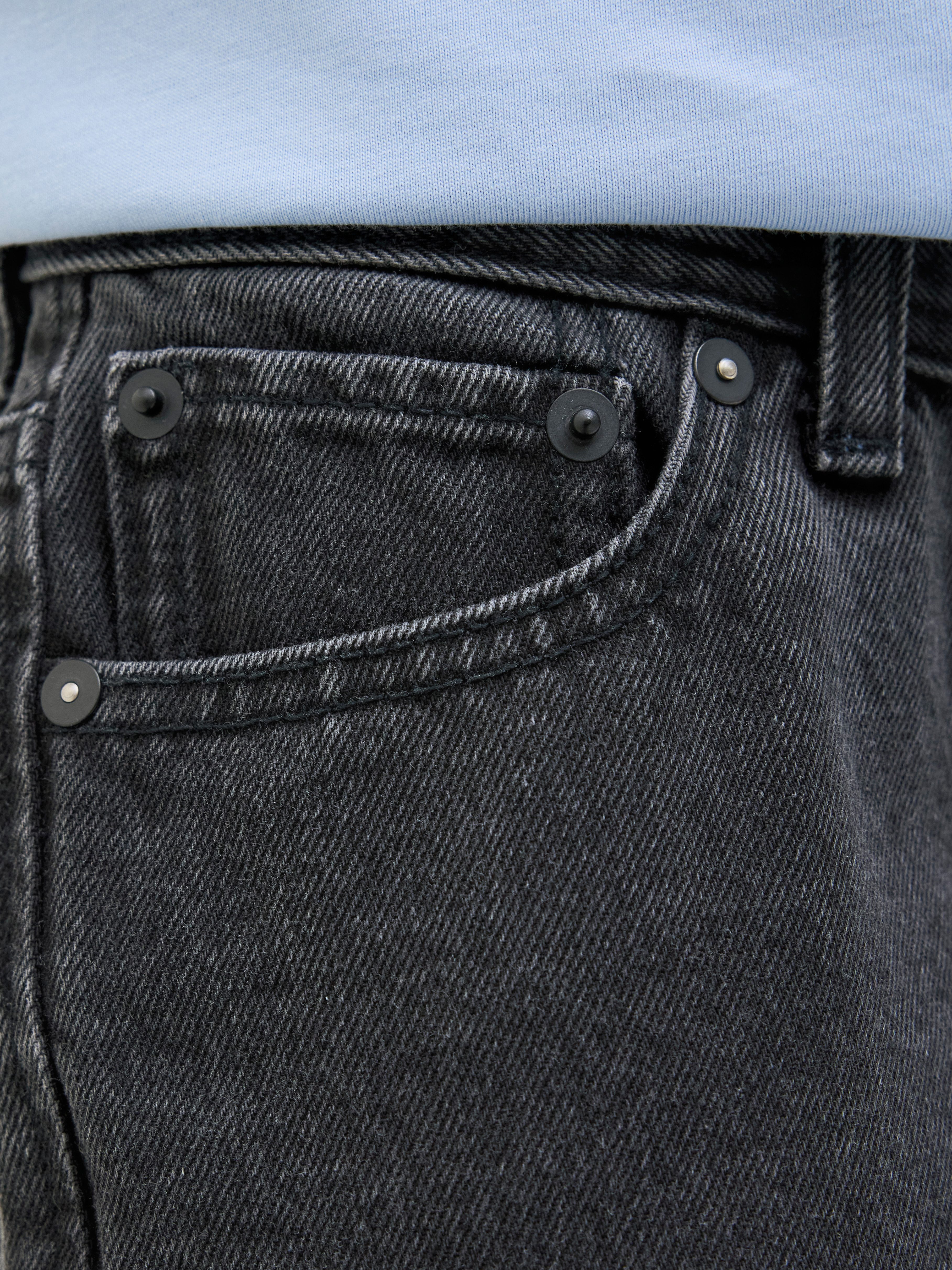Jack & Jones Junior Shorts JJITONY relaxed fit mit mittlerer Bundhöhe unifarben, modisch, relaxed fit, Web – Bild 3 von 5