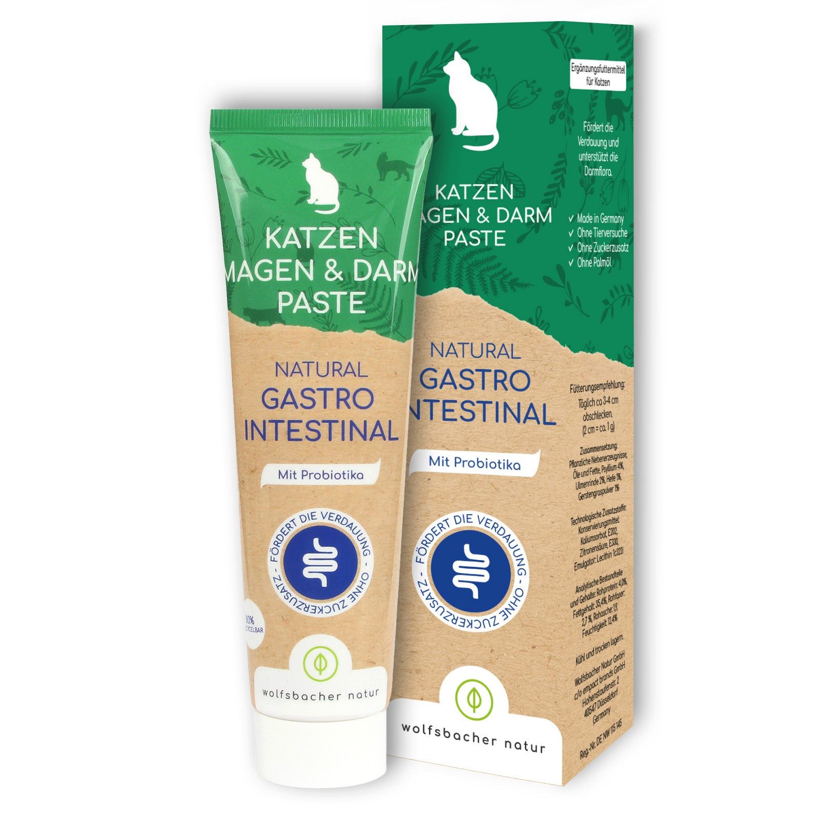 Wolfsbacher Natur Magen & Darm Paste für Katzen, für: Katze