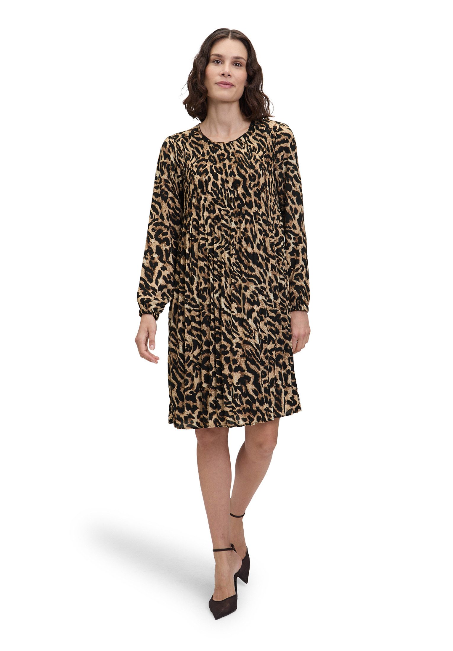 Betty Barclay Plisseekleid Damen langarm