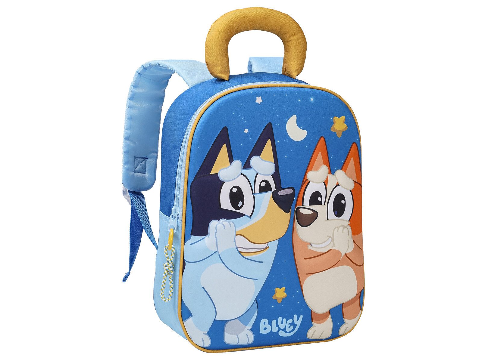 Bluey Kinderrucksack Kindergarten Vorschulrucksack leicht mit gepolsterten Trägern (Packung)