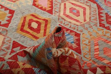 Orientteppich Kelim Afghan 185x242 Handgewebter Orientteppich, Nain Trading, rechteckig, Höhe: 3 mm