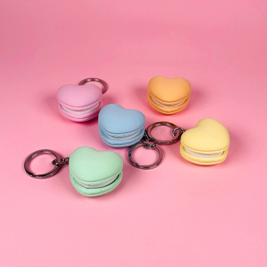 UDINGO Schlüsselanhänger Macaron-Anhänger „Clicky“ Pastellfarben Herz günstig online kaufen